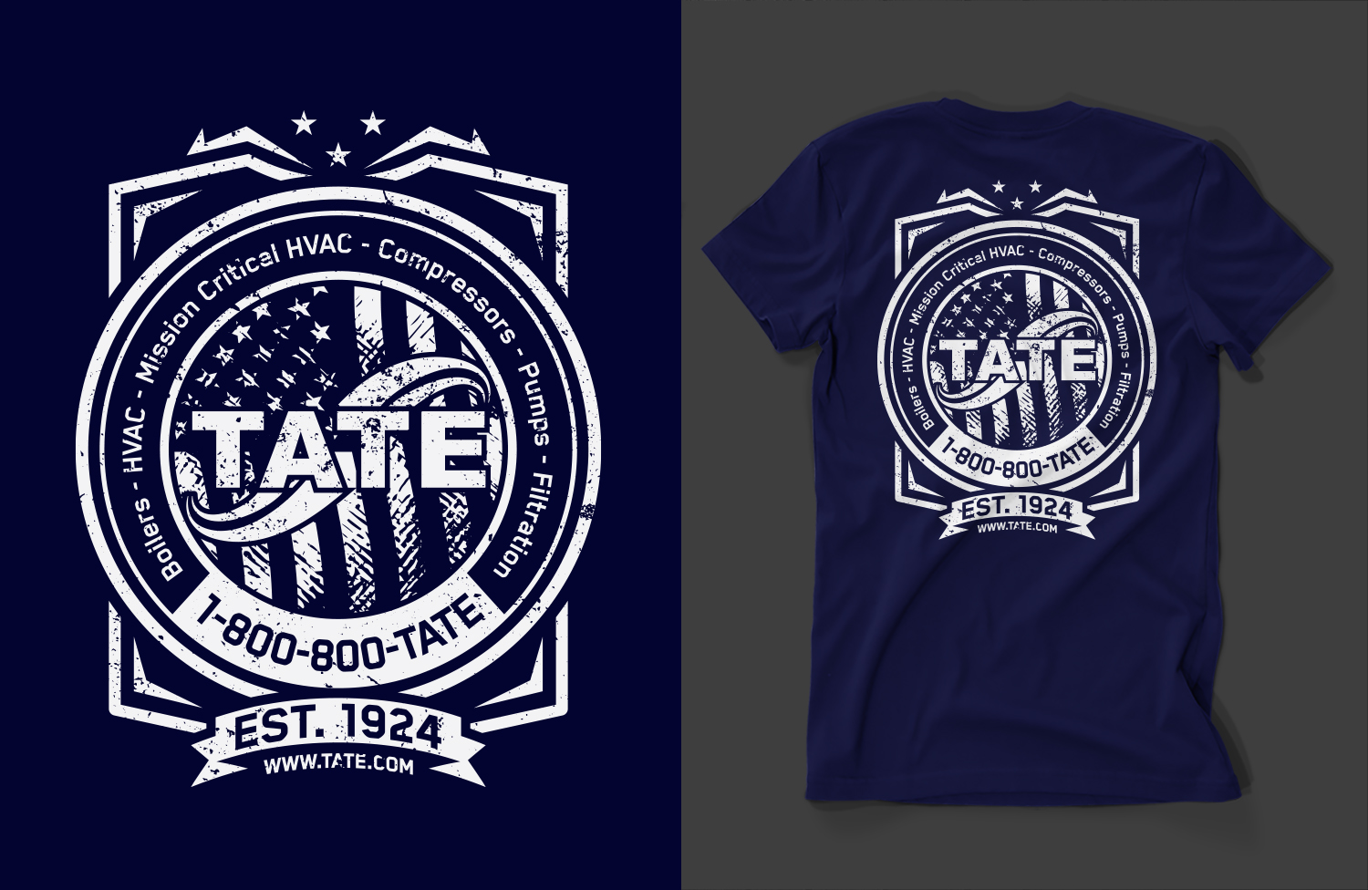 T-shirt Design by Barney Stinson for Tate Engineering | Design #37231568