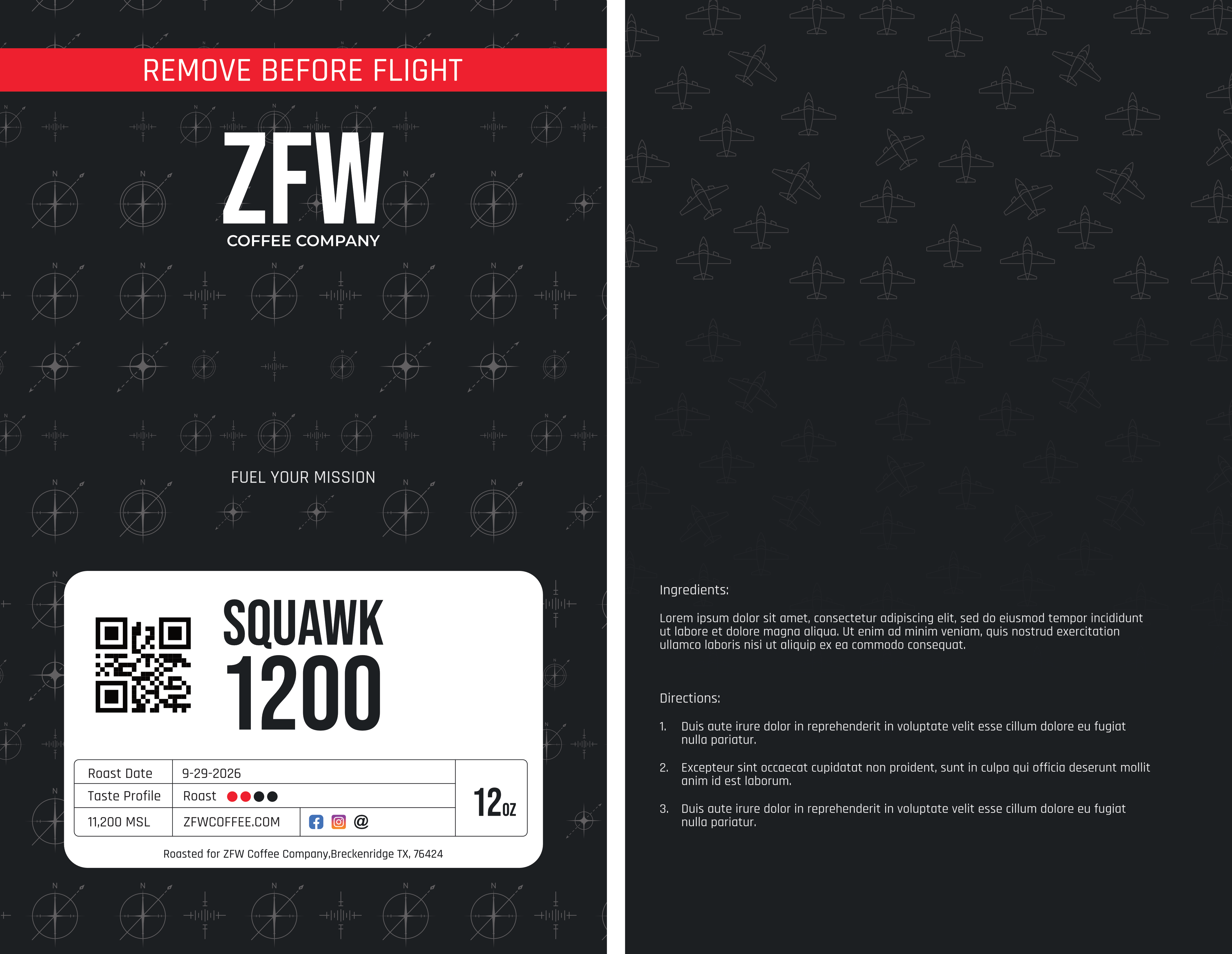 Packaging Design by Kevin Indiaka for ZFW Aviation, LLC | Design #37225170