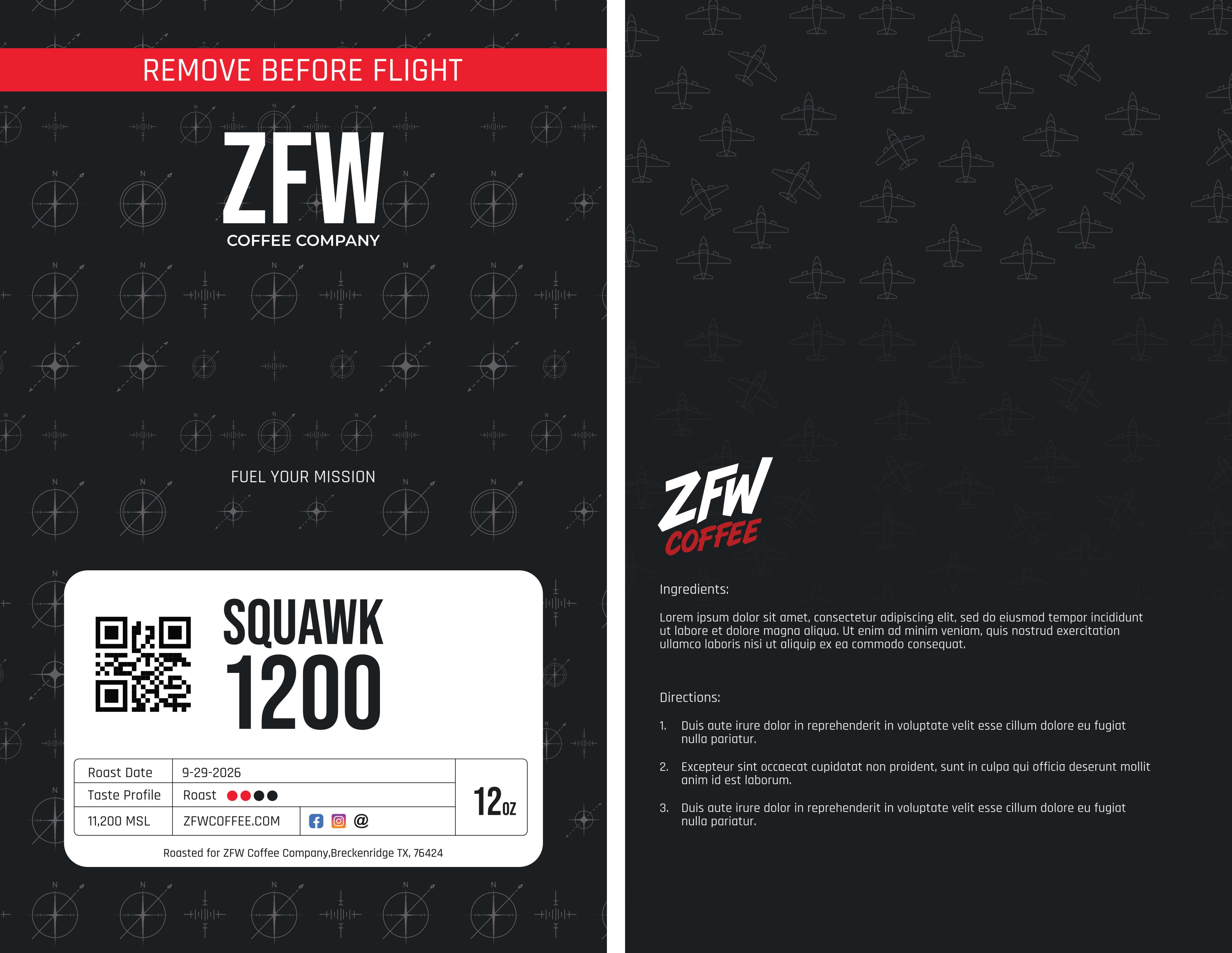 Packaging Design by Kevin Indiaka for ZFW Aviation, LLC | Design #37225366