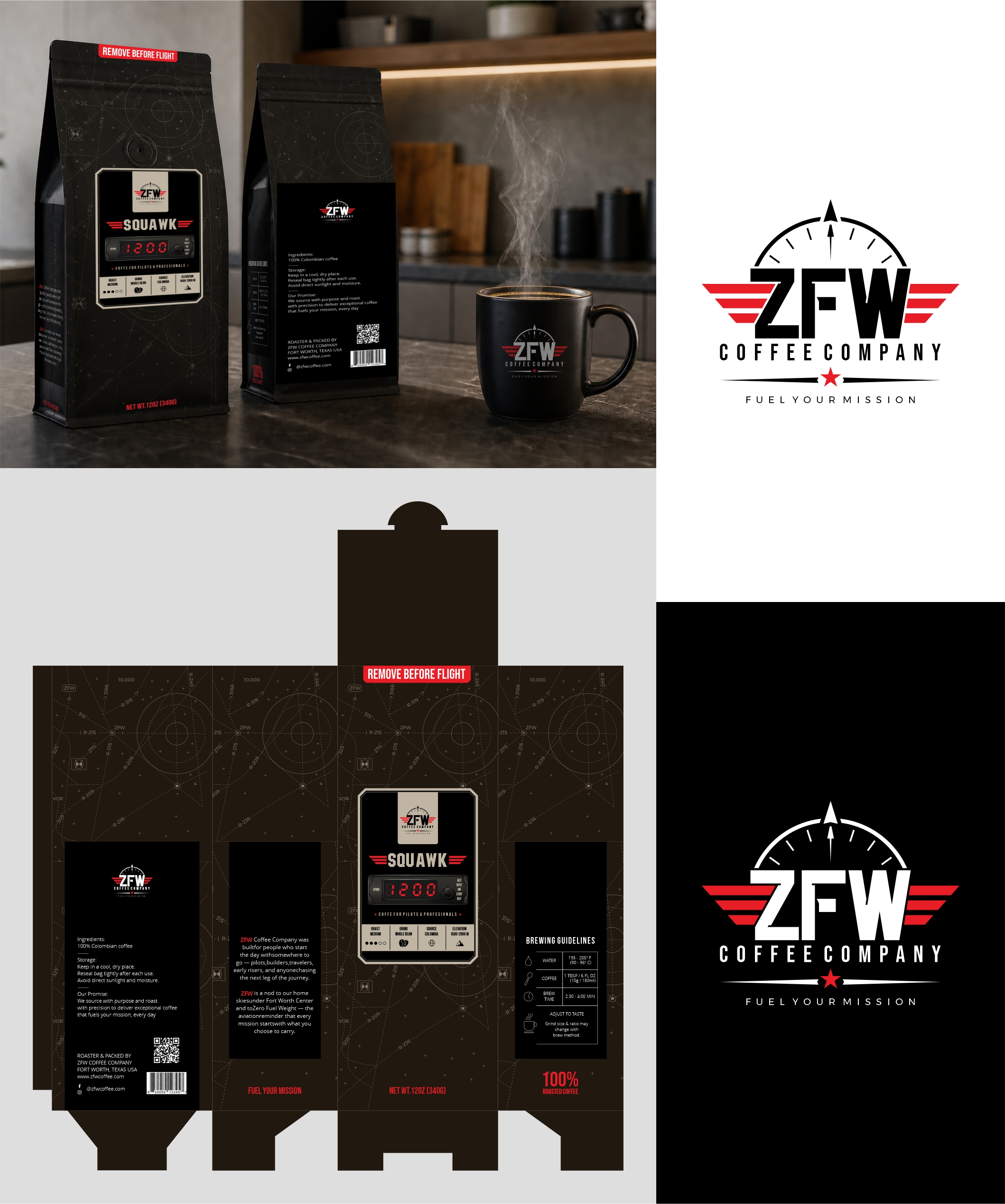 Verpackungs-Design von erikdesign für ZFW Aviation, LLC | Design #37226011