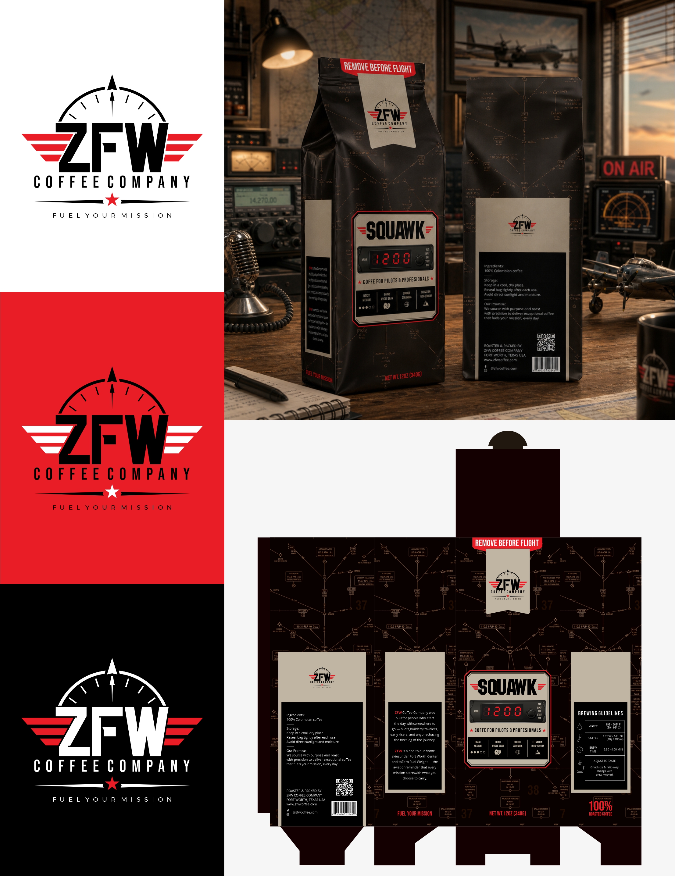 Design Emballage par erikdesign pour ZFW Aviation, LLC | Design #37233434