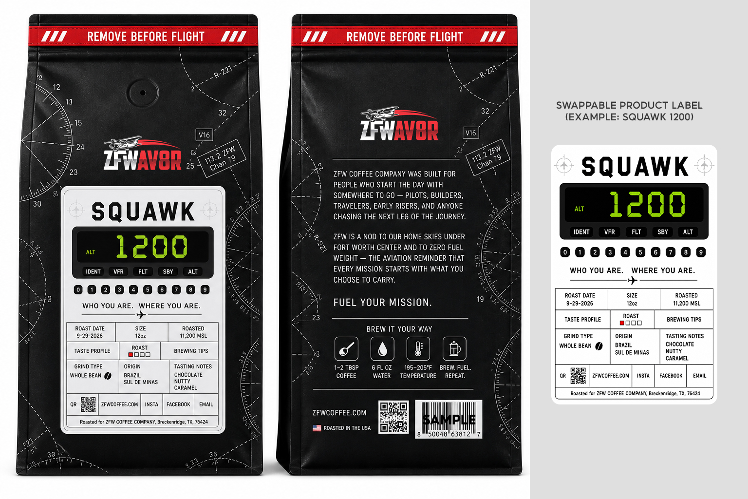 Packaging Design by MDesigns ™ for ZFW Aviation, LLC | Design #37230573