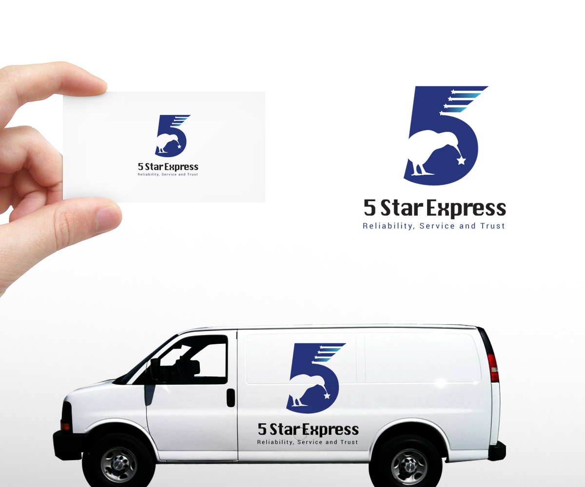 Logo Design by natureborn for 5 Star Express | Design #3156855