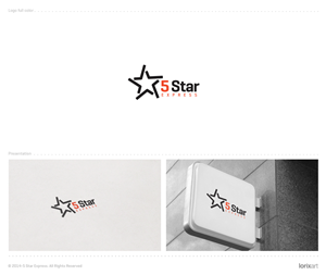 Logo Design by lorixart for 5 Star Express | Design: #3122535