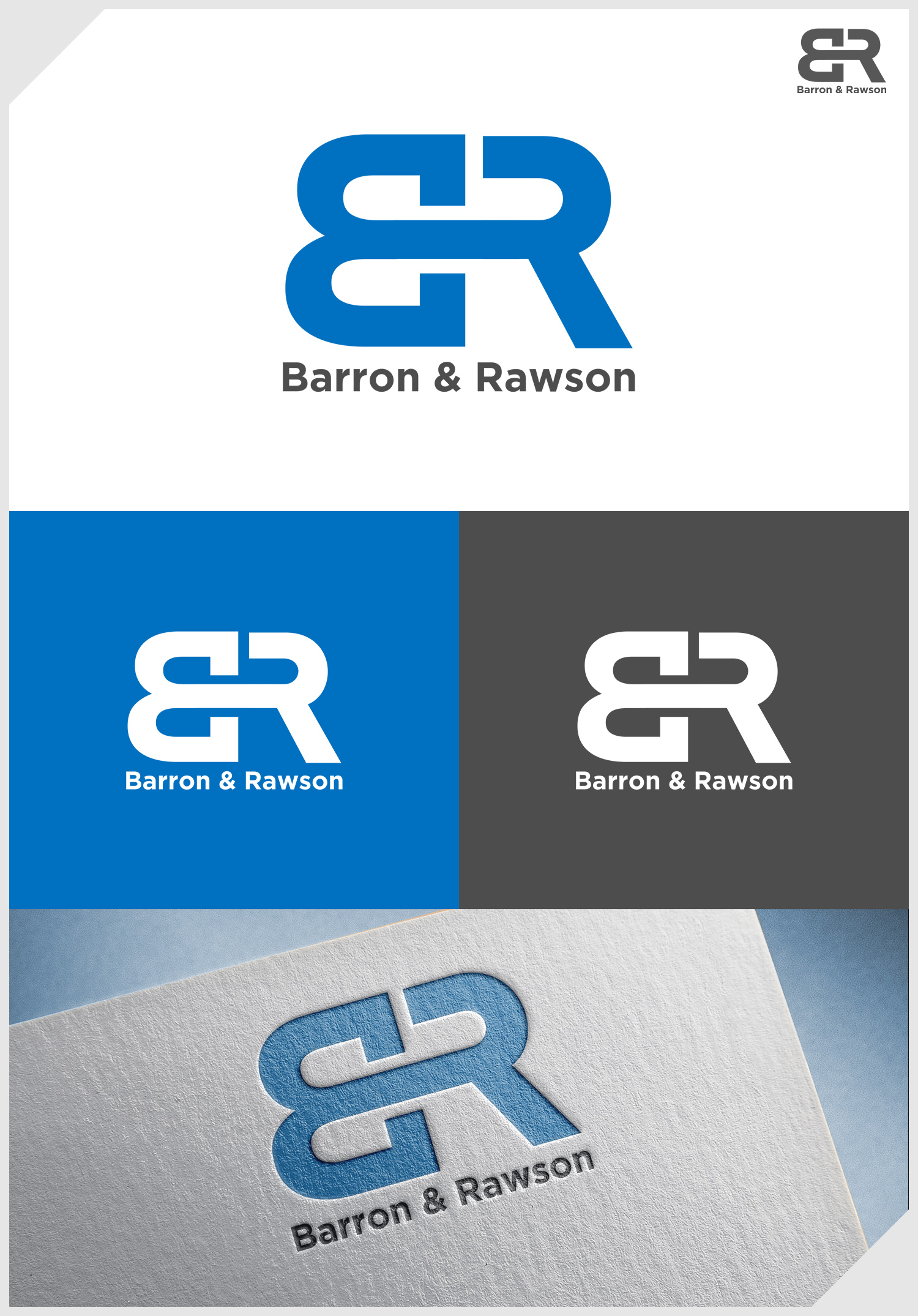 Logo-Design von IDesign1606 für Barron & Rawson | Design #37228480
