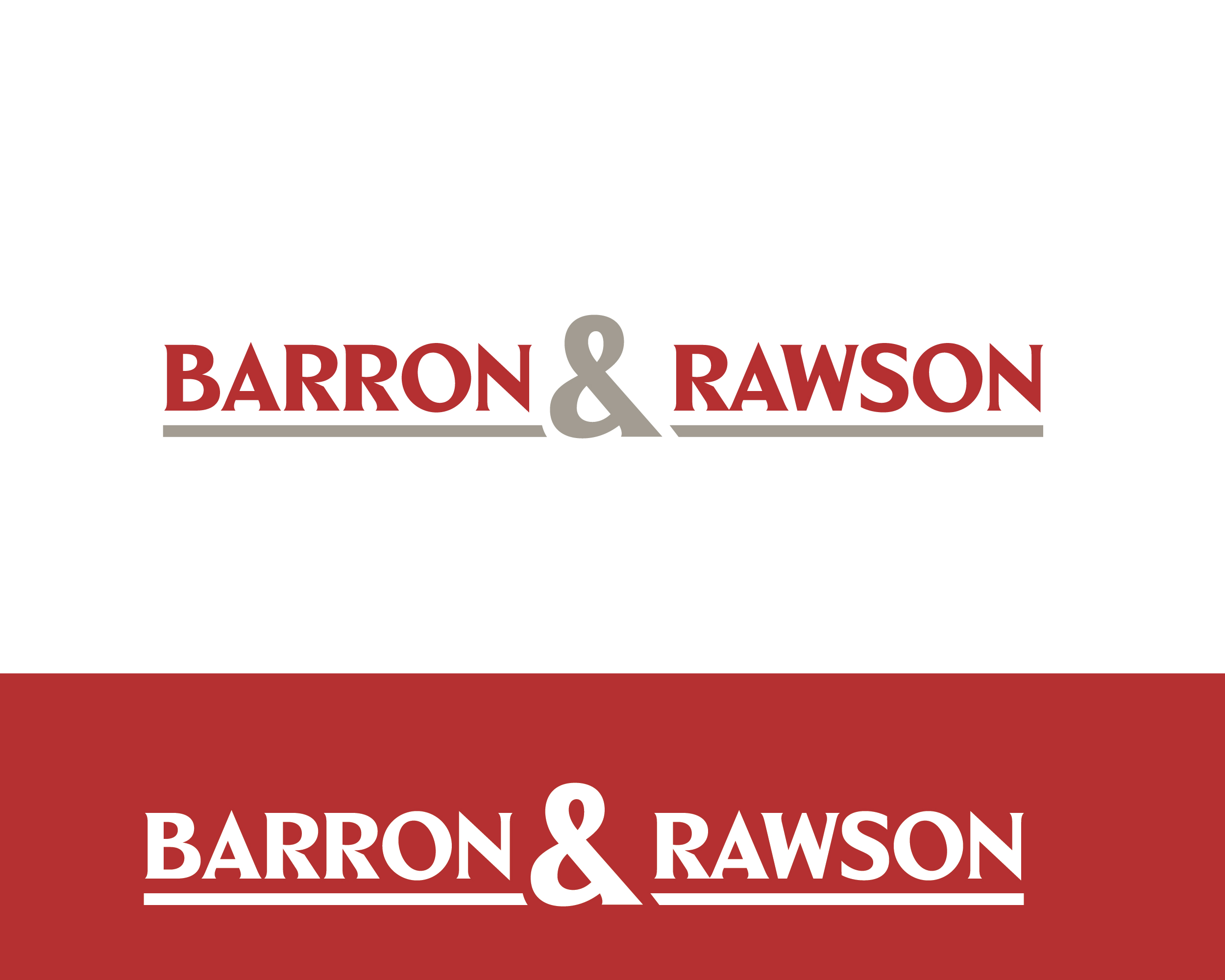 Logo-Design von renderman für Barron & Rawson | Design #37215496