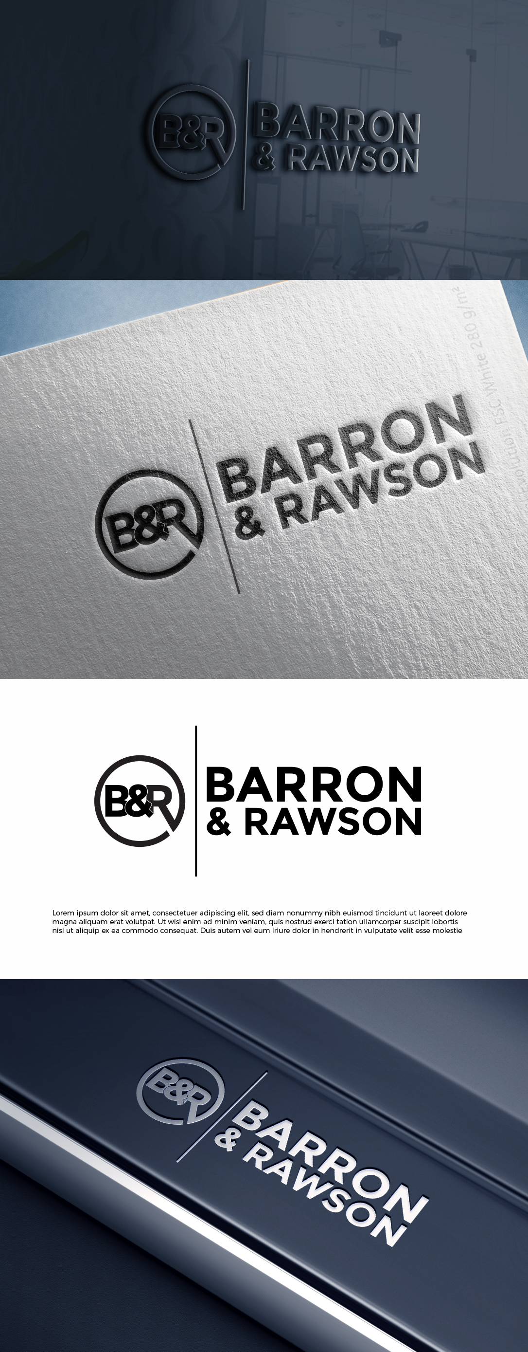 Logo-Design von Innovative Graphix für Barron & Rawson | Design #37234455