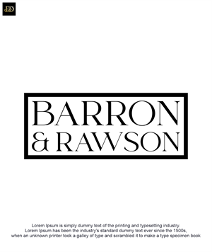 Logo-Design von Eldmal für Barron & Rawson | Design: #37214069