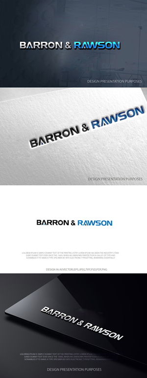 Design de Logo par zebronicgraphic pour Barron & Rawson | Design : #37216602