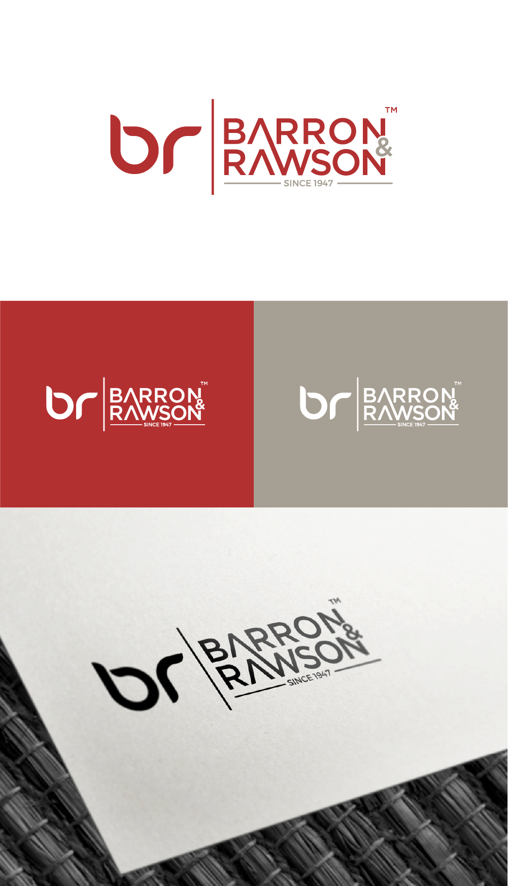 Logo-Design von AlphabetZero.com für Barron & Rawson | Design #37224927
