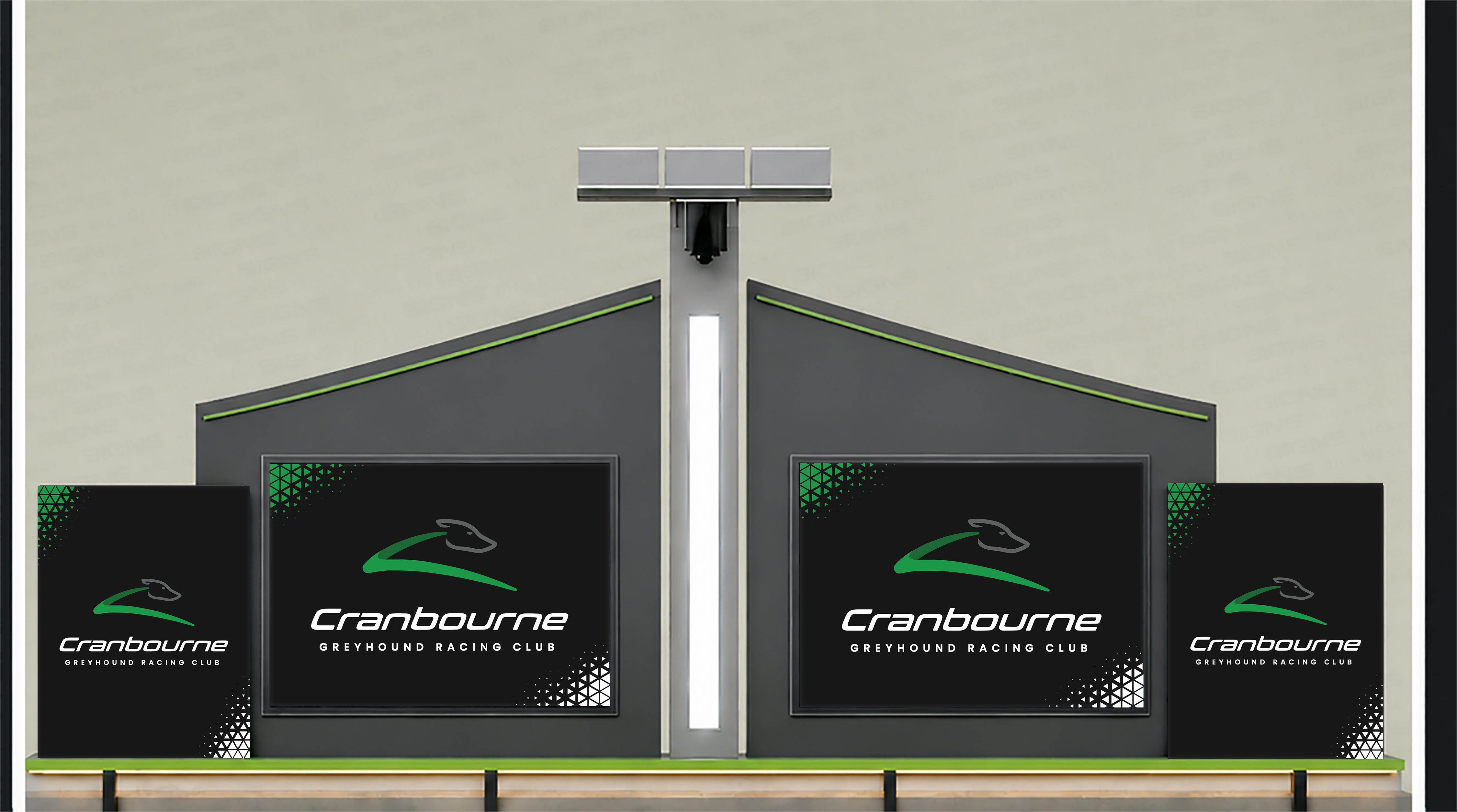 Signage Design by DesignerShahadat for Cranbourne Greyhound Racing Club | Design #37214506