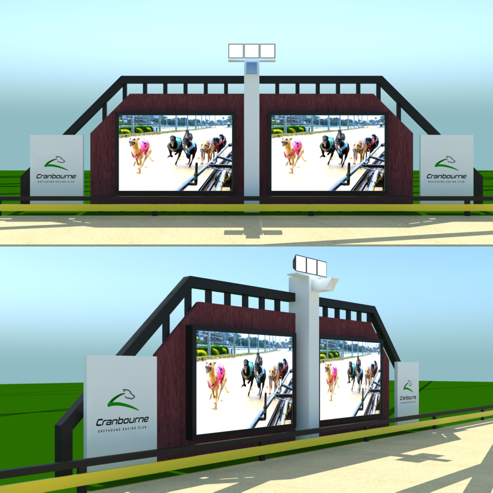 Design de Panneau par kamesama pour Cranbourne Greyhound Racing Club | Design #37216472
