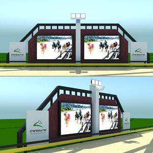 Signage Design by kamesama for Cranbourne Greyhound Racing Club | Design #37216472
