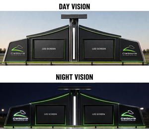 Signage Design by creativeoutline for Cranbourne Greyhound Racing Club | Design: #37221778