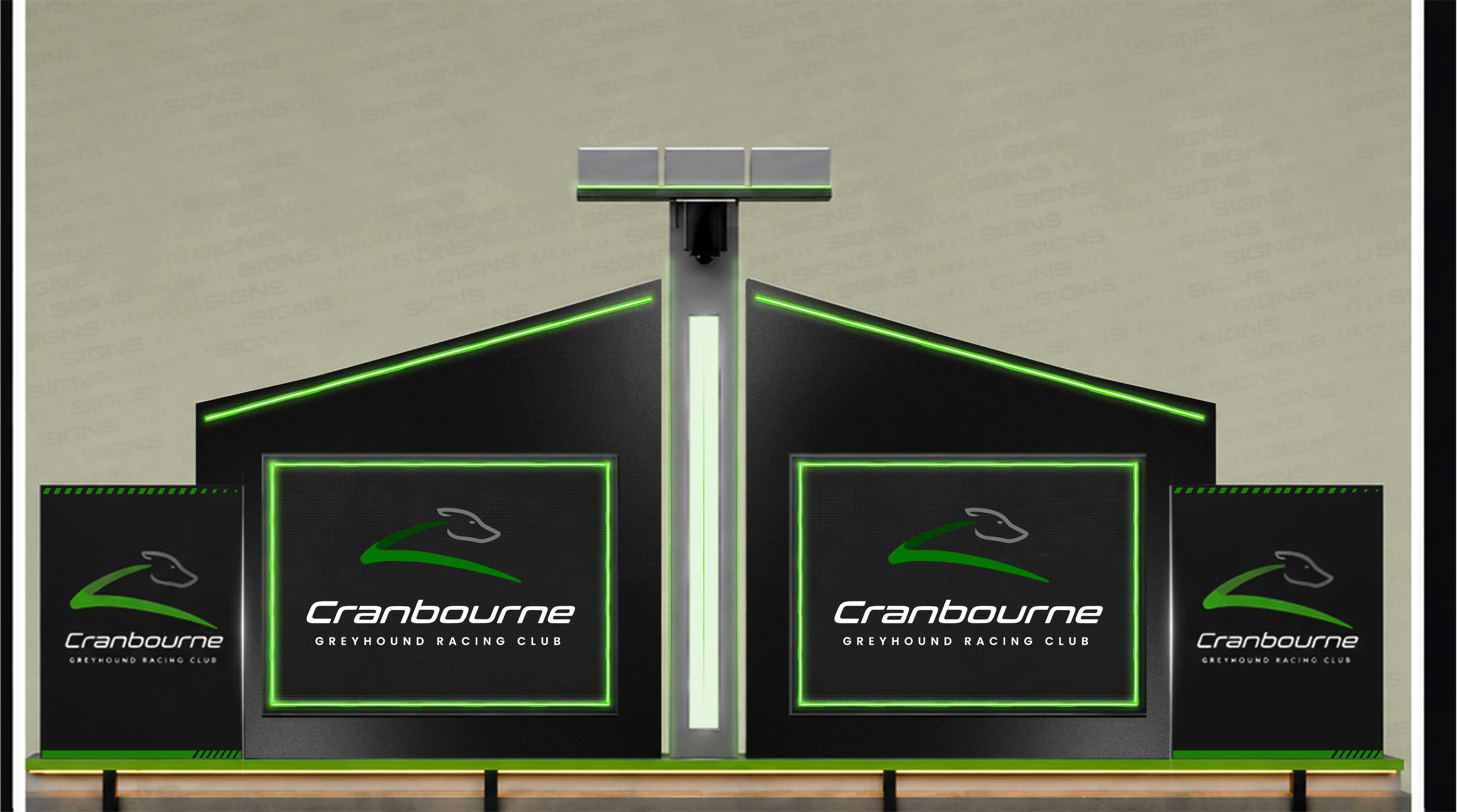 Signage Design by SAI DESIGNS for Cranbourne Greyhound Racing Club | Design #37215582