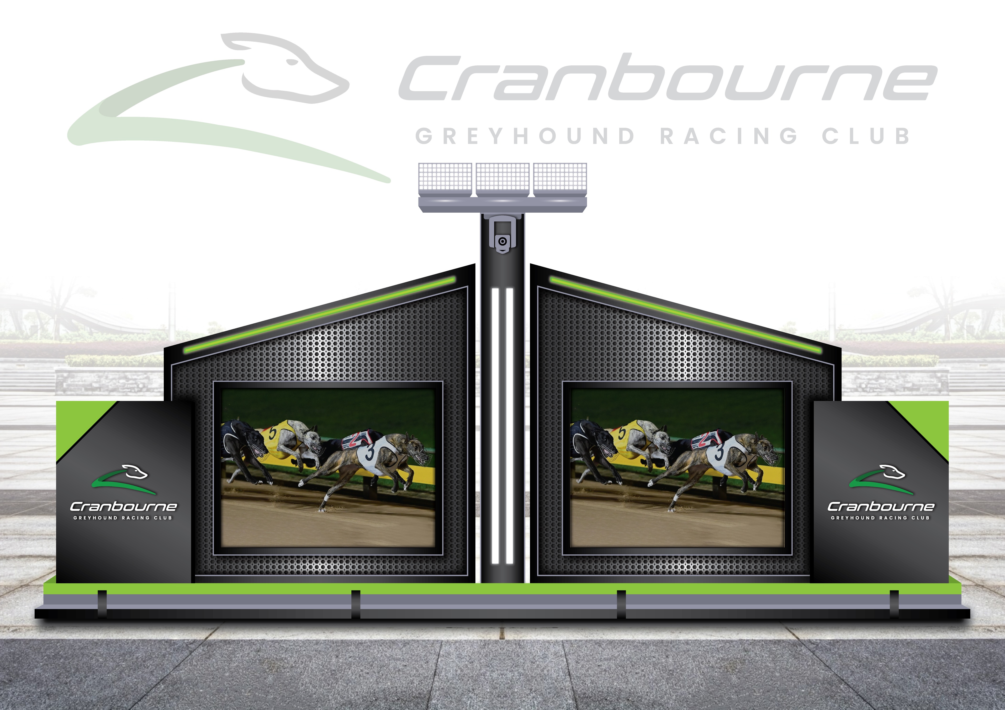 Diseño de Señalética por Impressive Designs para Cranbourne Greyhound Racing Club | Diseño #37221362