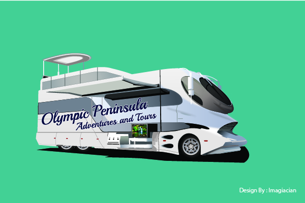 Logo Design by Imagiacian for Olympic Peninsula Adventures | Design #3174032