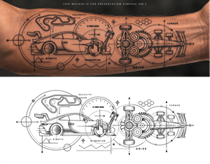 Tattoo Design by Mozez32 for this project | Design: #37237964