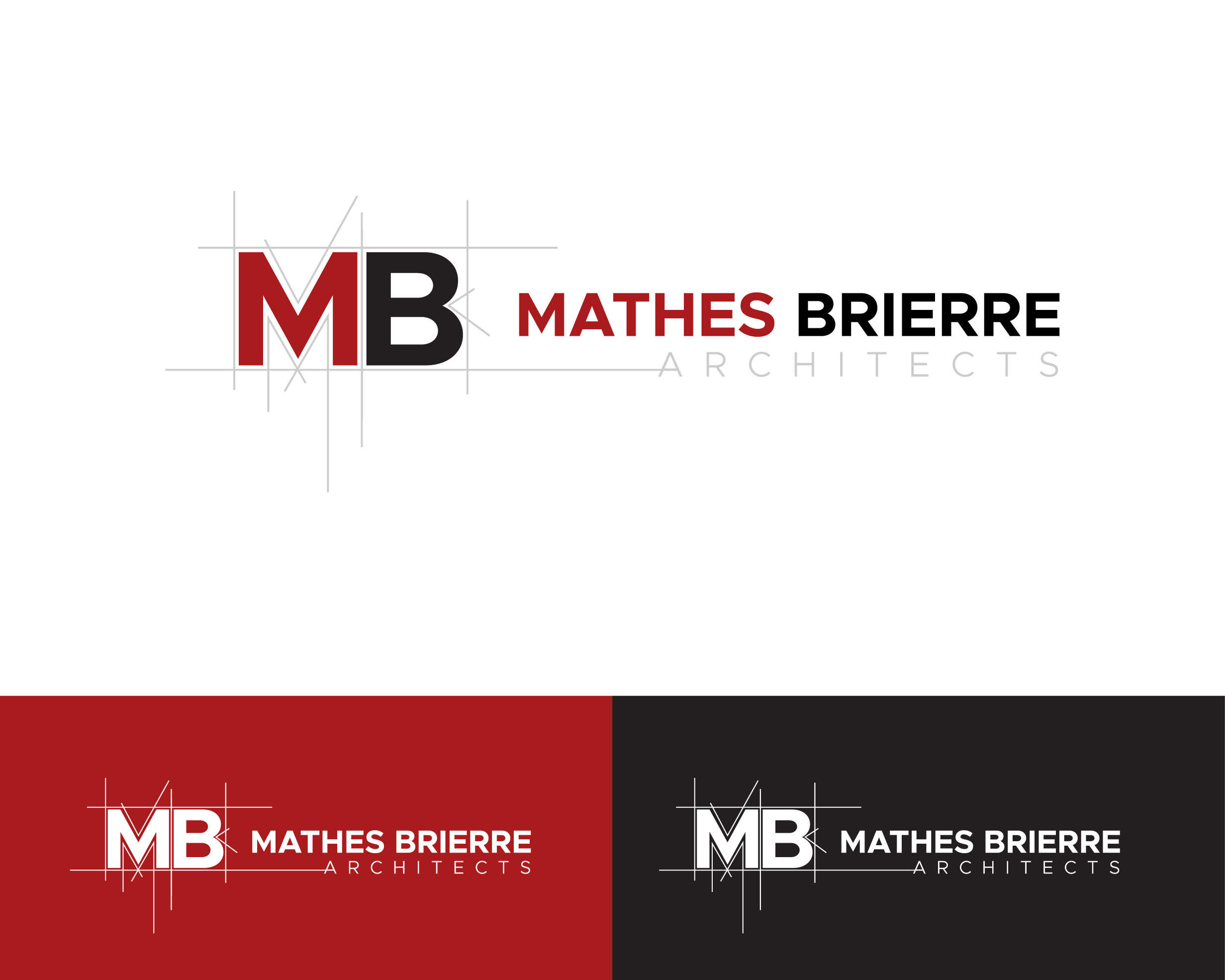 Logo-Design von Zbiz für Mathes Brierre Architects | Design #37234396