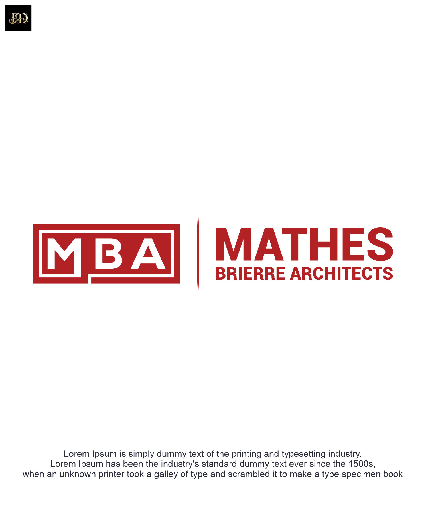 Diseño de Logo por Eldmal para Mathes Brierre Architects | Diseño #37232544