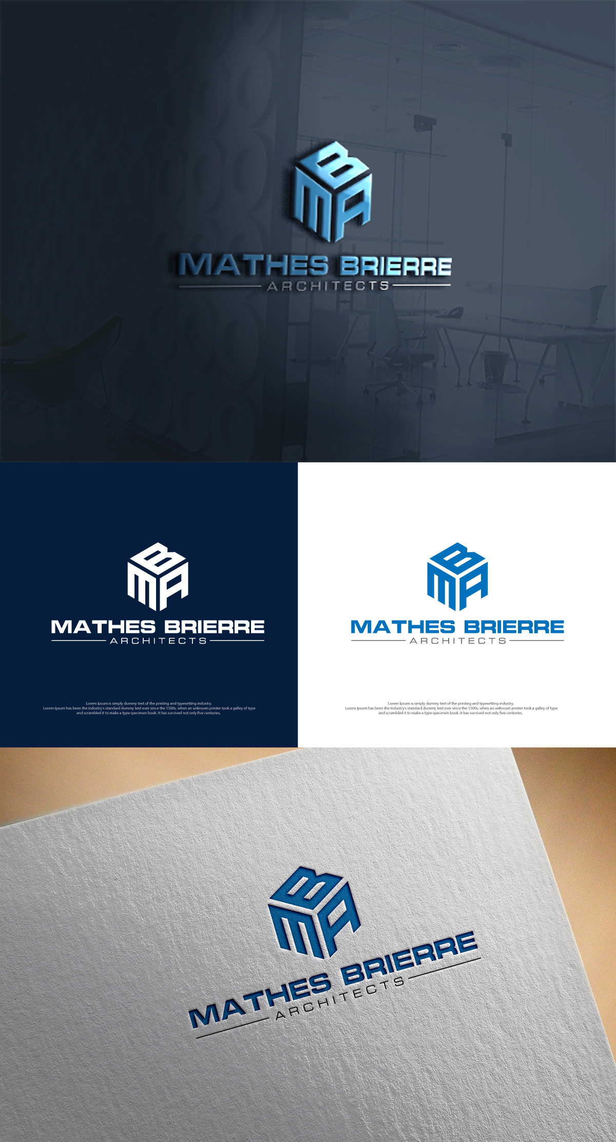 Diseño de Logo por Cool-Designer para Mathes Brierre Architects | Diseño #37230725