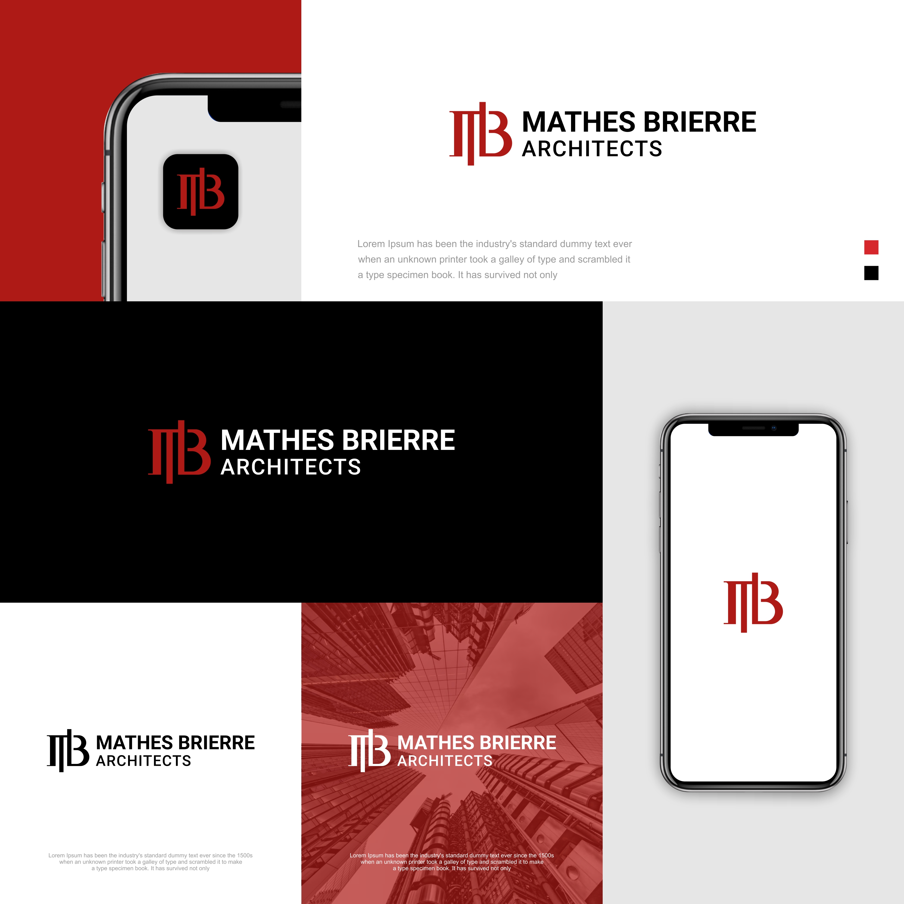 Logo Design by Stone Black for Mathes Brierre Architects | Design #37254736