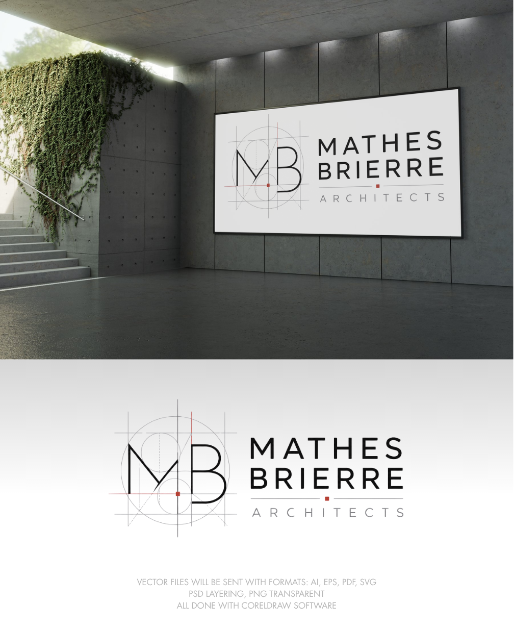 Logo Design by milan12 2 for Mathes Brierre Architects | Design #37255699