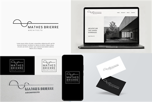 Logo-Design von ThiagoB für Mathes Brierre Architects | Design: #37287492