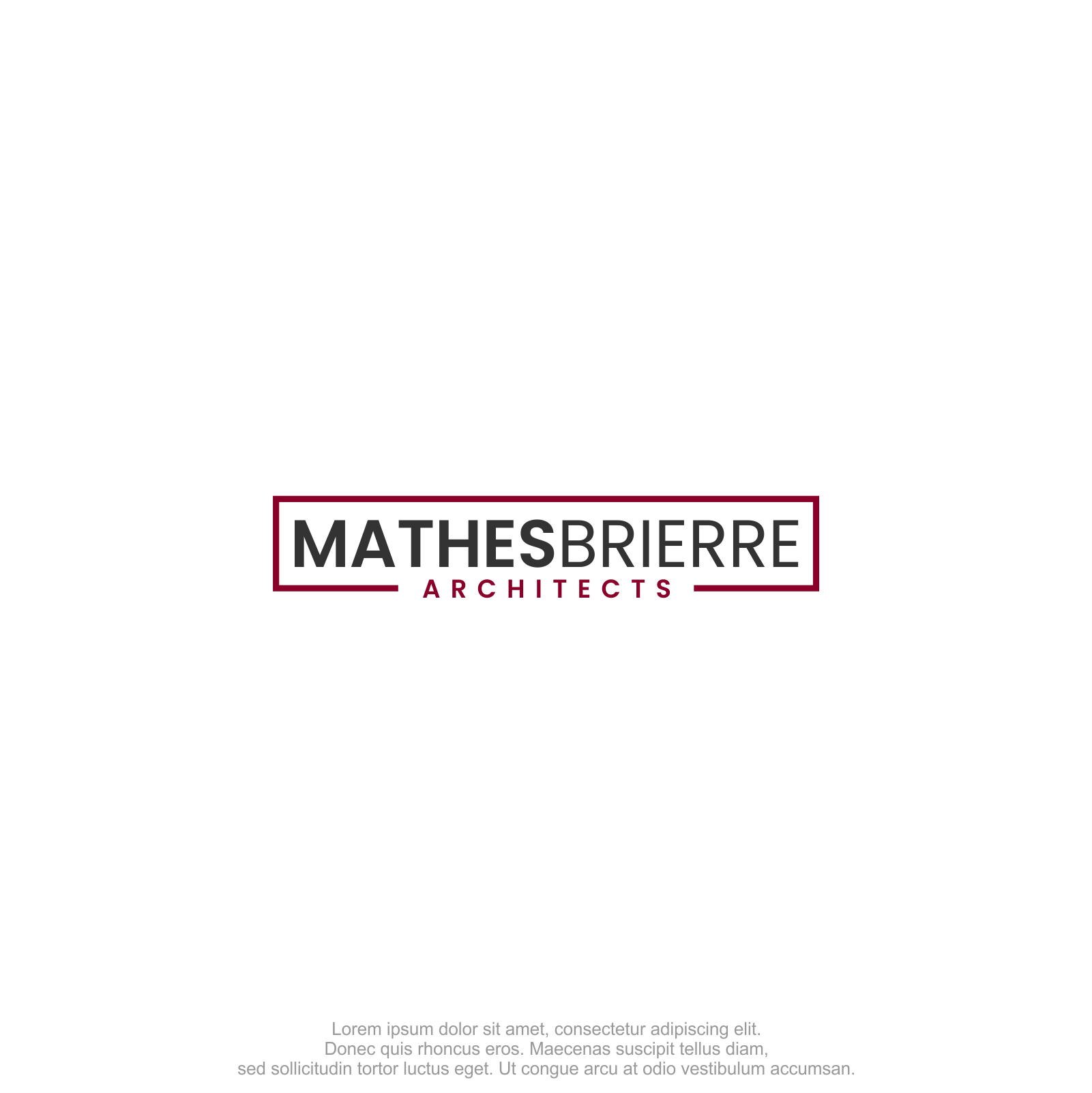 Diseño de Logo por M.Syaiful Huda para Mathes Brierre Architects | Diseño #37230542