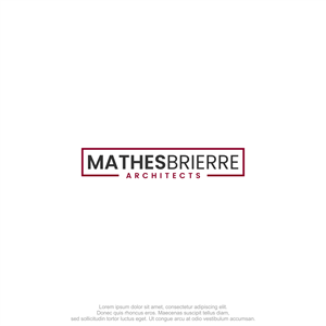 Logo Design by M.Syaiful Huda for Mathes Brierre Architects | Design: #37230542