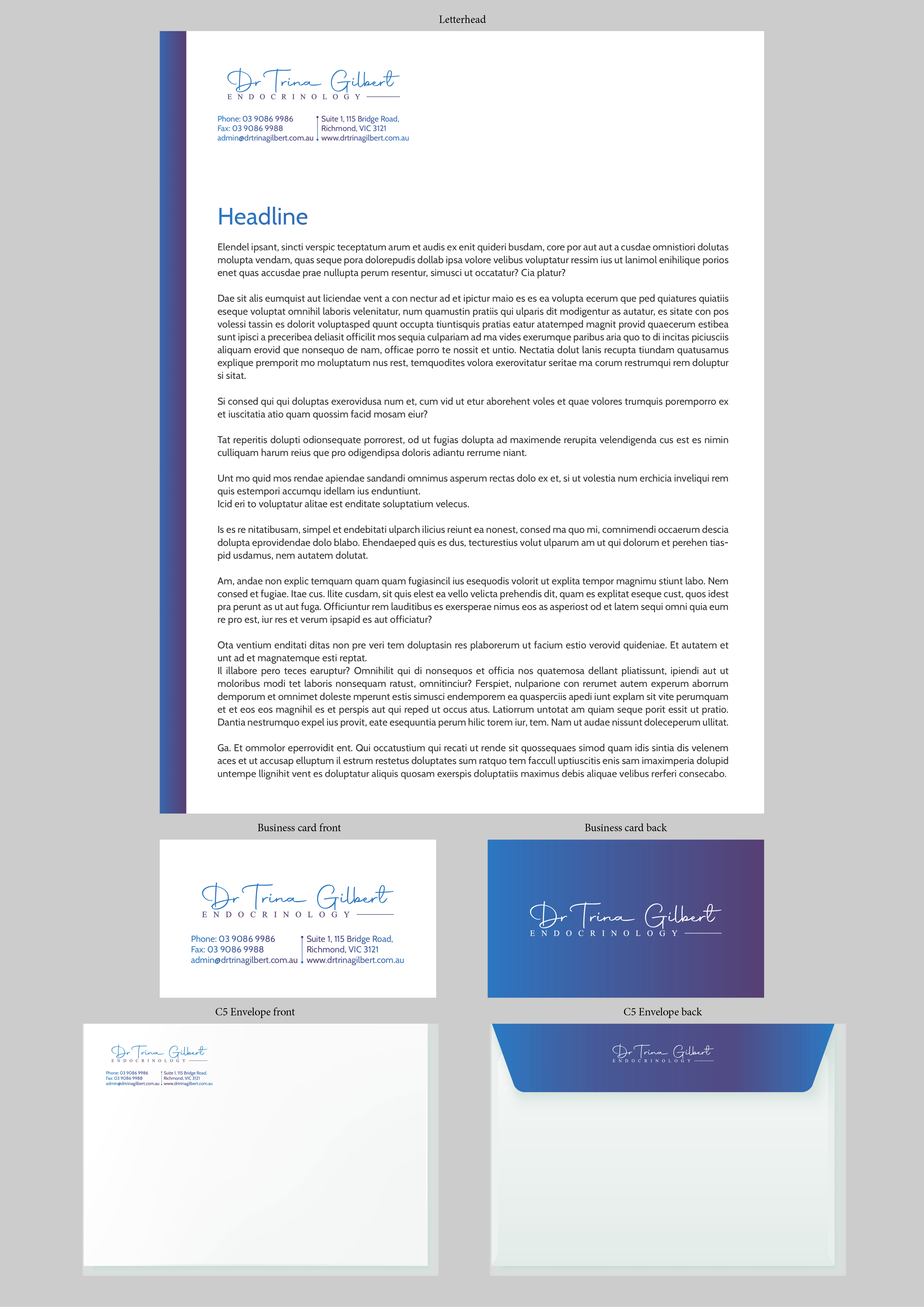 Stationery Design by MarkoE for this project | Design #37233093