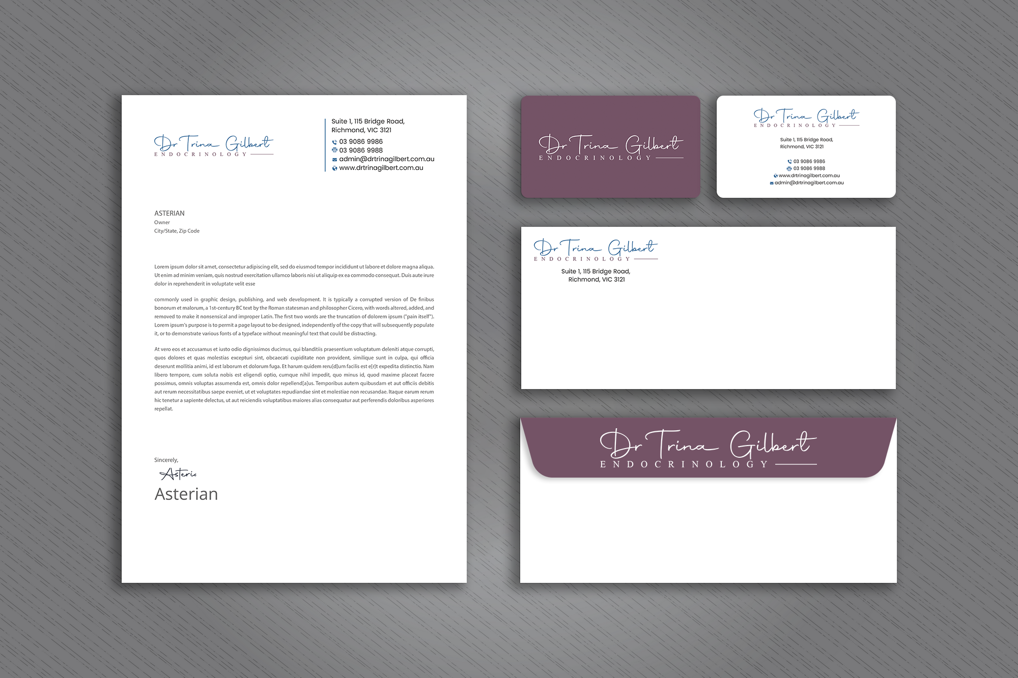 Stationery Design by SM~ Designer for this project | Design #37255294