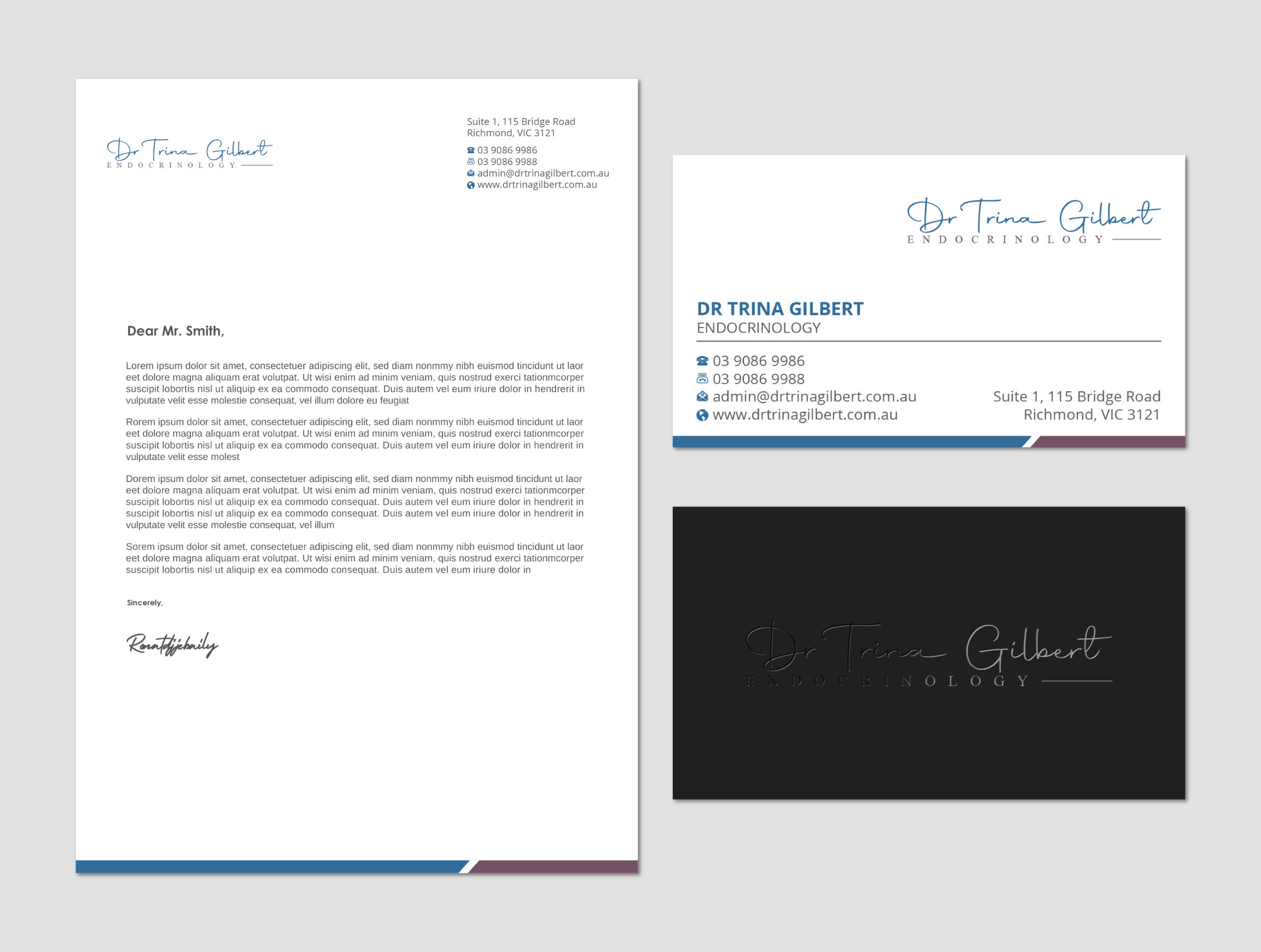 Stationery Design by Unik Media for this project | Design #37241290