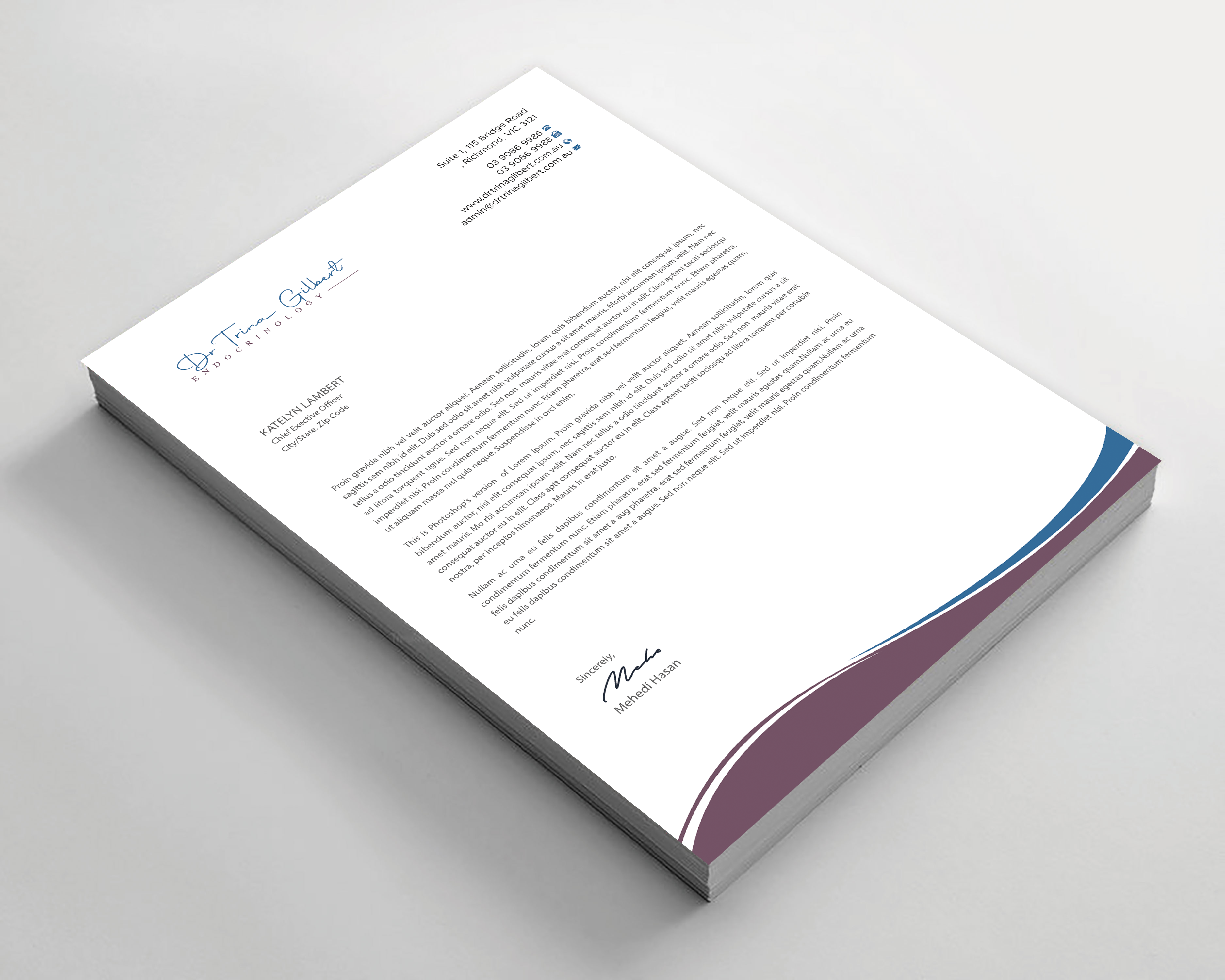 Stationery Design by Expert Bappy for this project | Design #37232057
