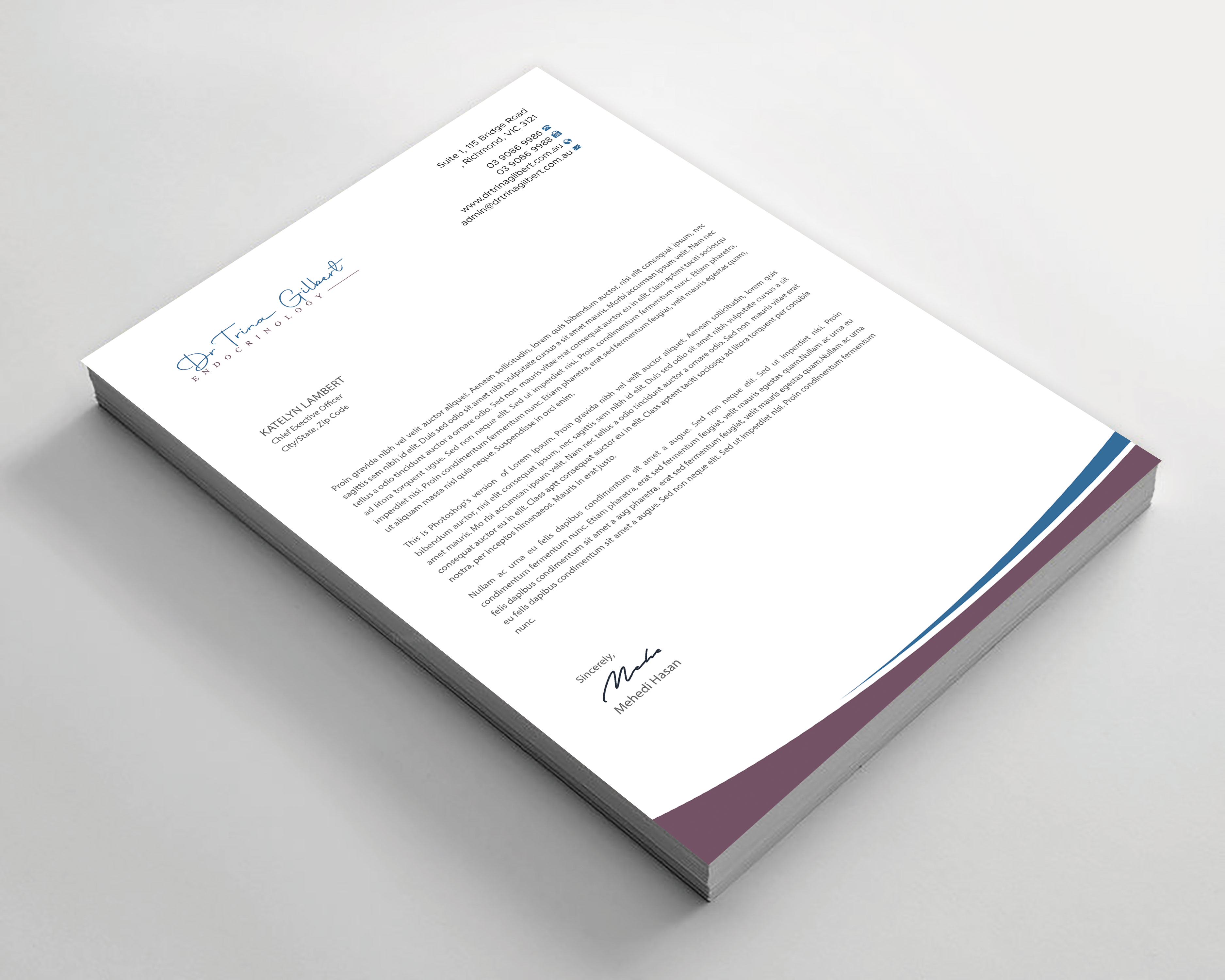 Stationery Design by Expert Bappy for this project | Design #37232085
