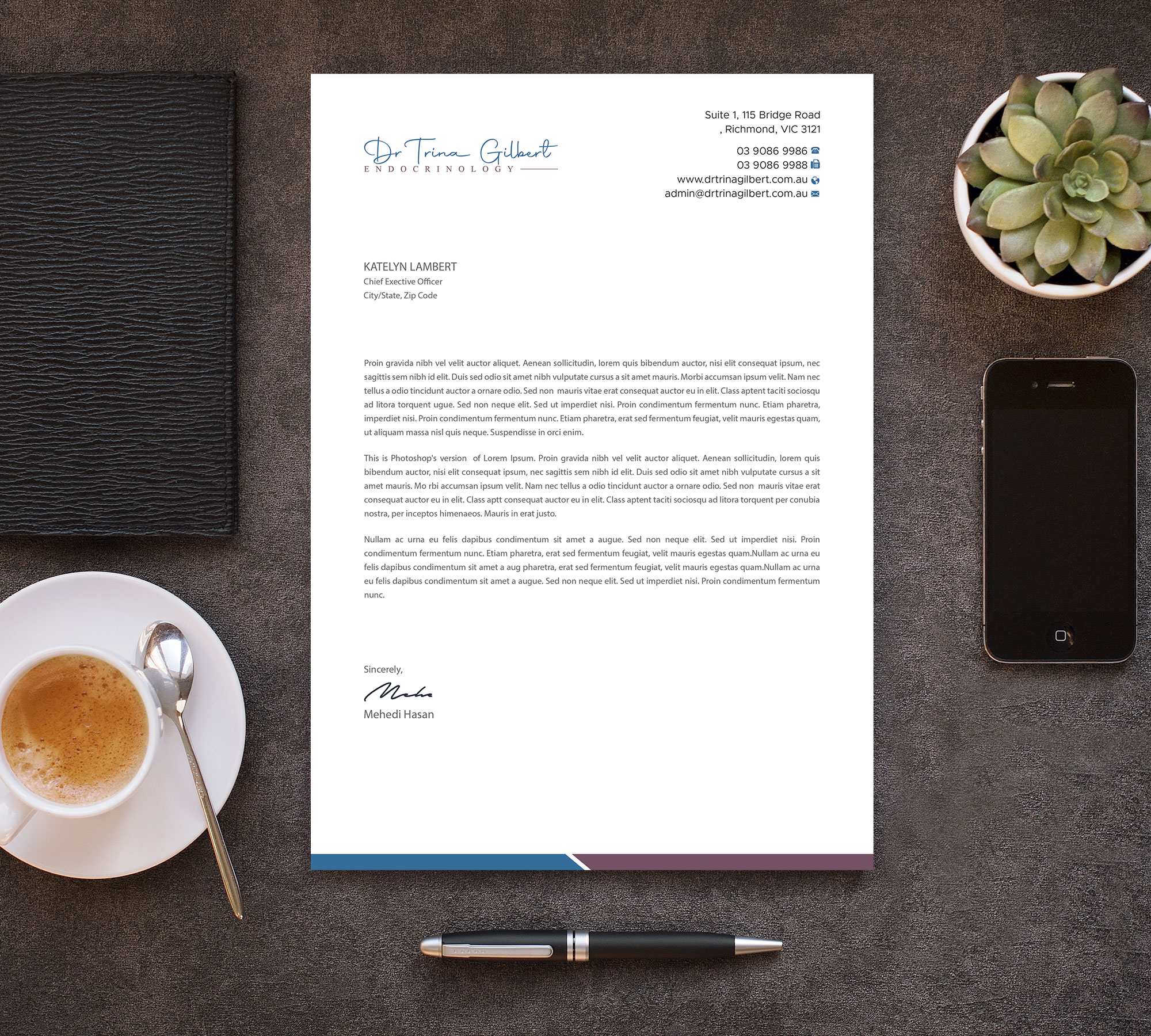 Stationery Design by Expert Bappy for this project | Design #37232109