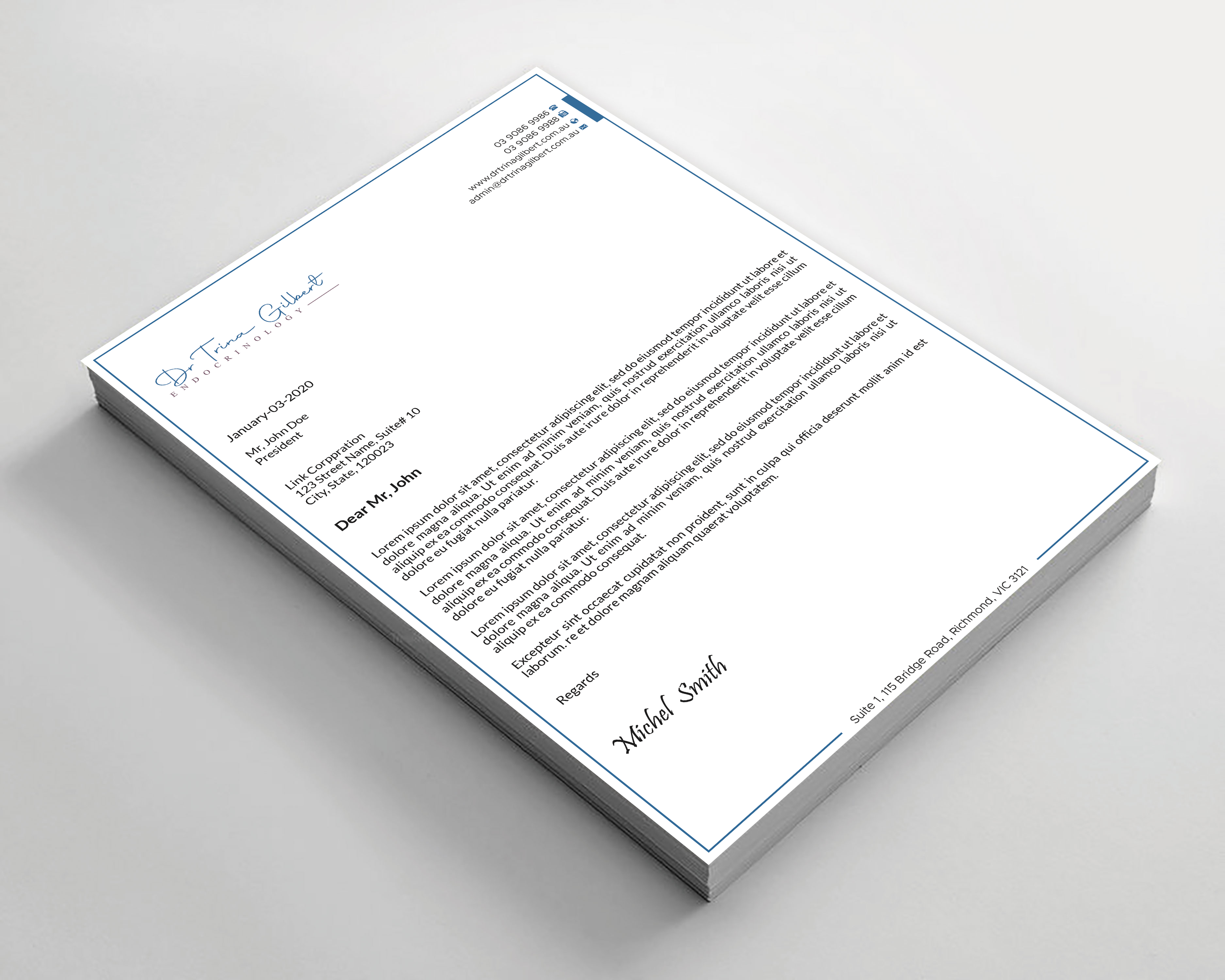 Stationery Design by Expert Bappy for this project | Design #37232178