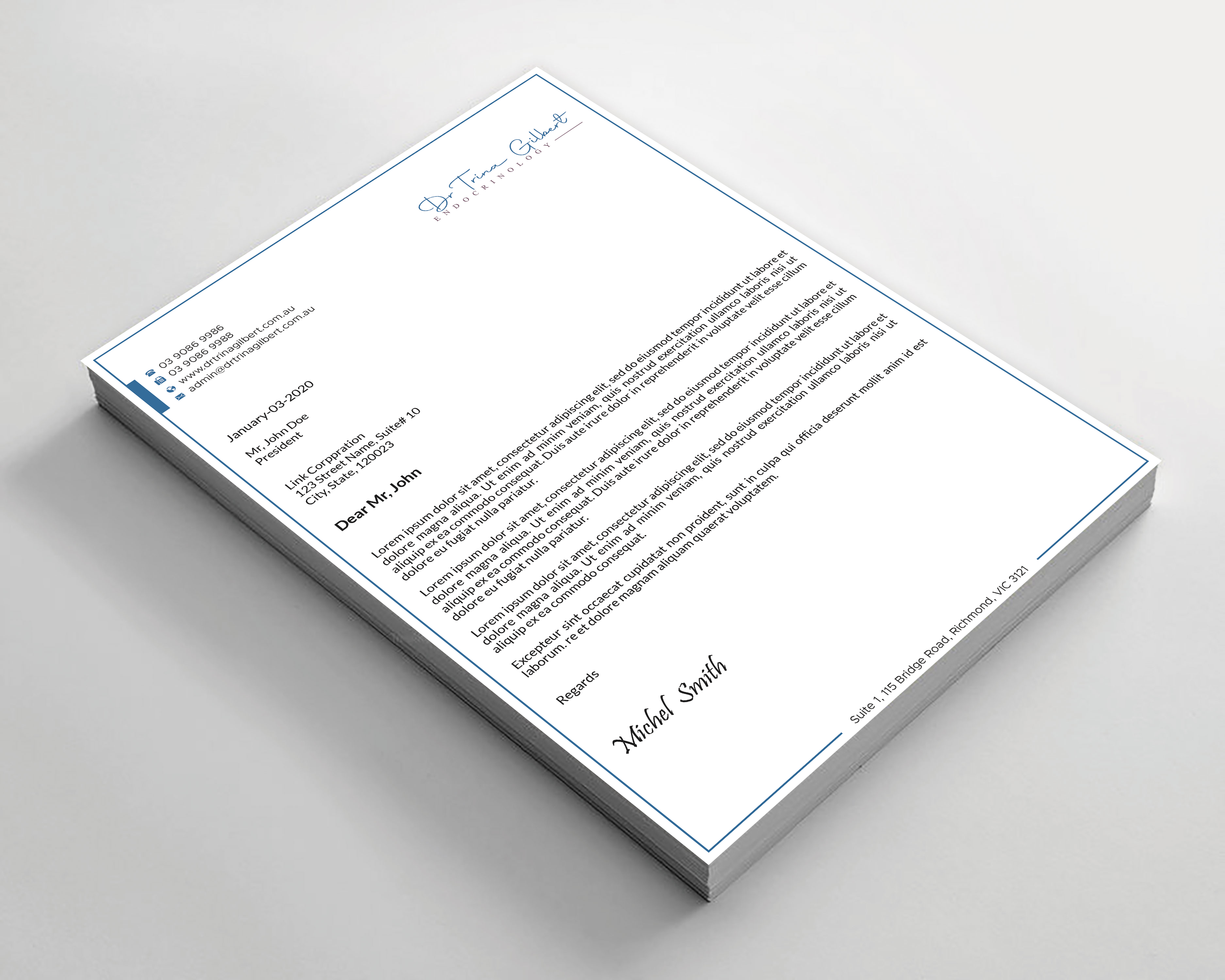 Stationery Design by Expert Bappy for this project | Design #37232179