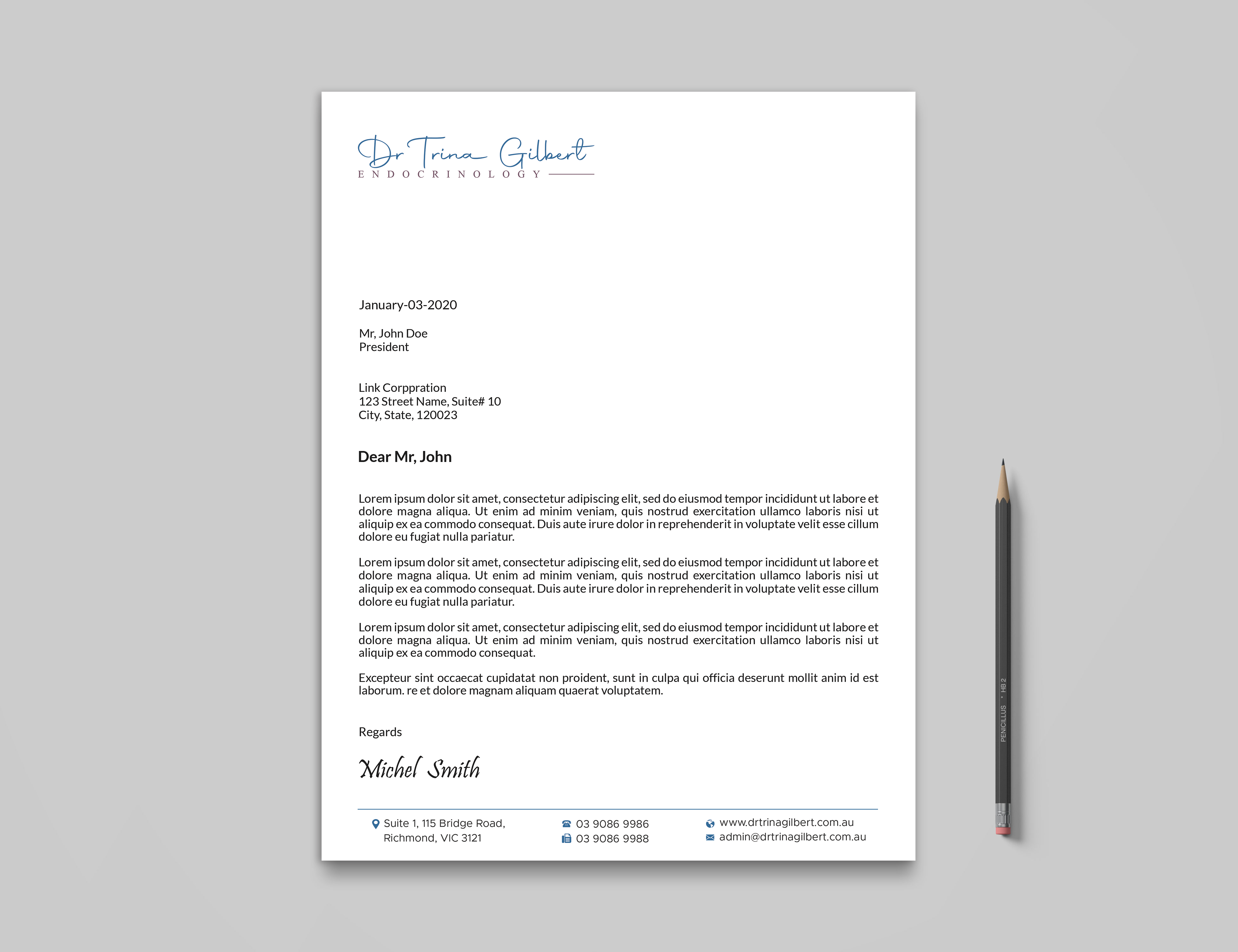 Stationery Design by Expert Bappy for this project | Design #37232196