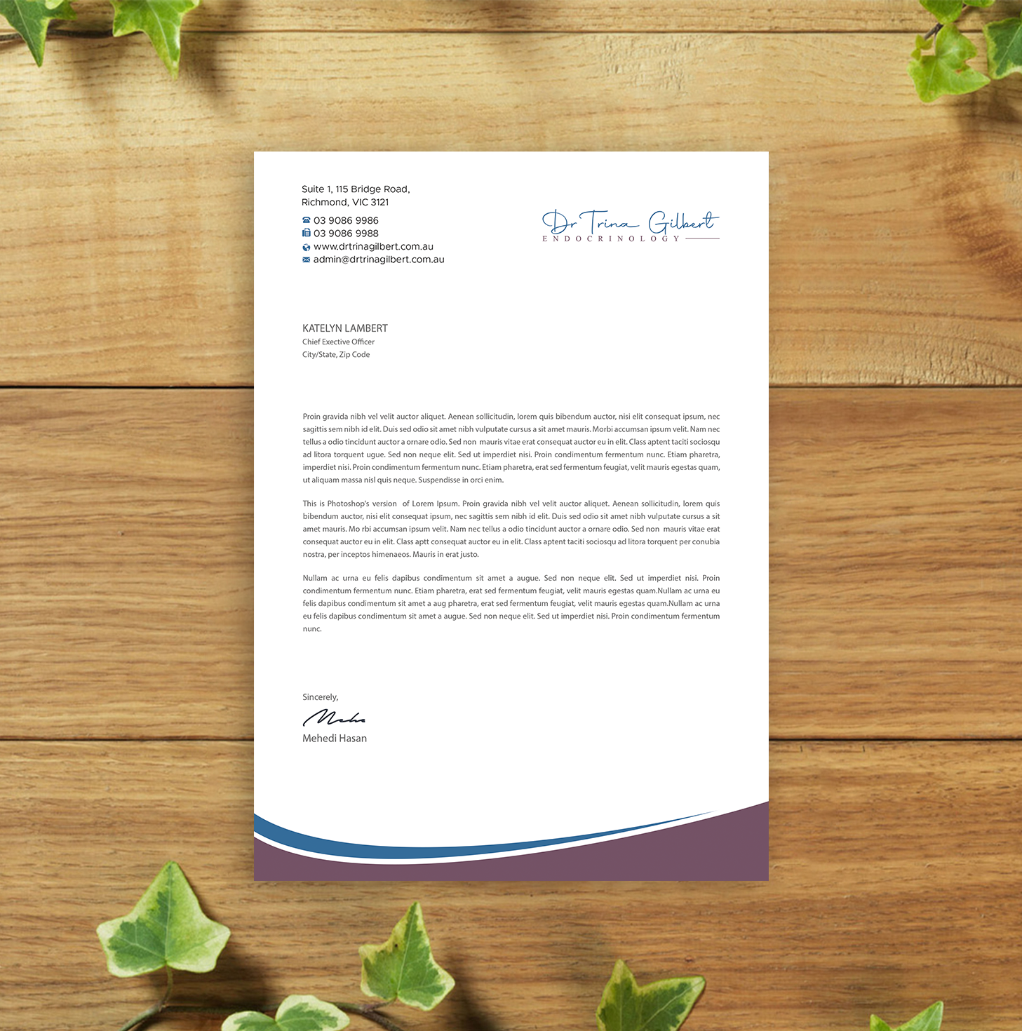 Stationery Design by Expert Bappy for this project | Design #37232232