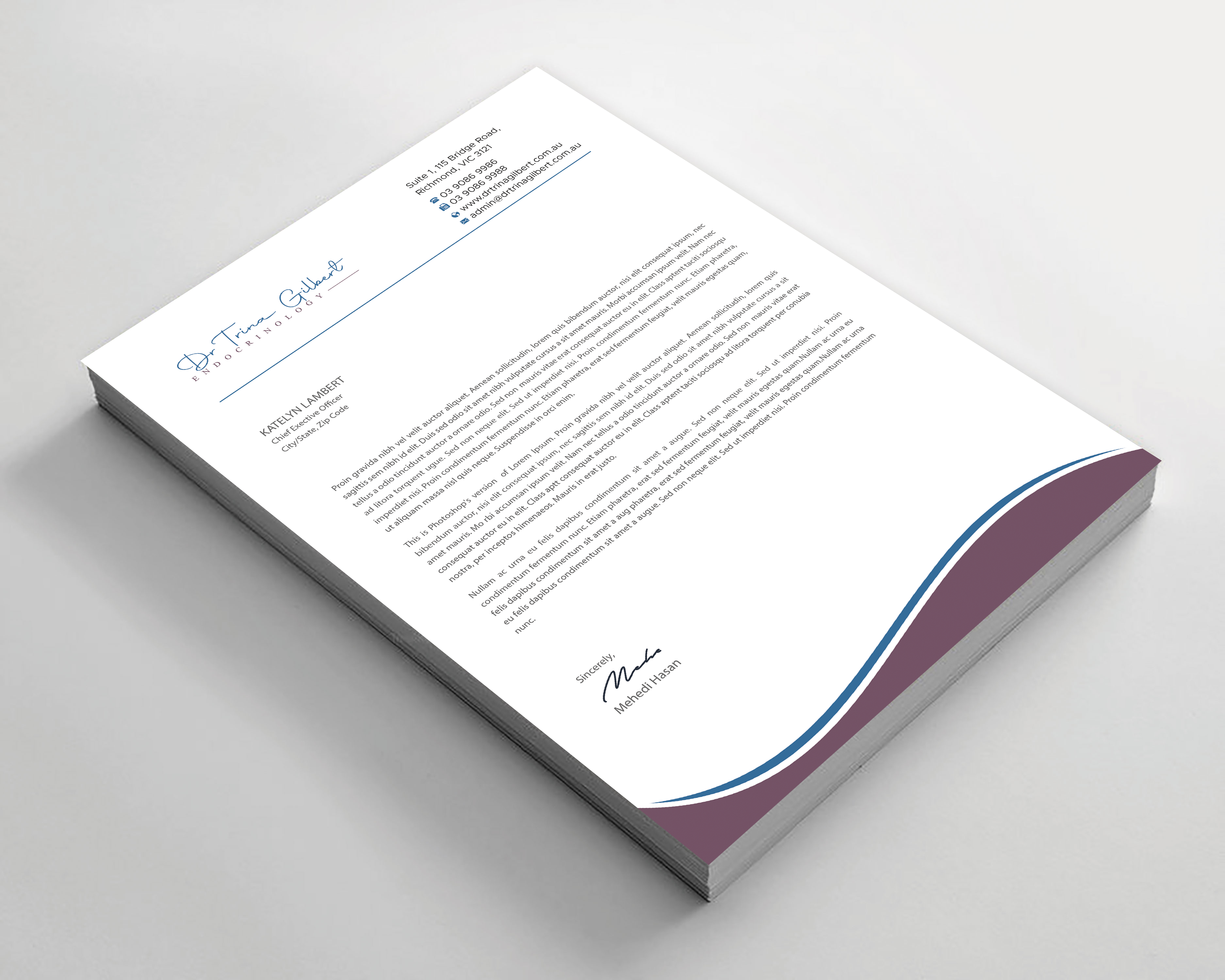 Stationery Design by Expert Bappy for this project | Design #37232233