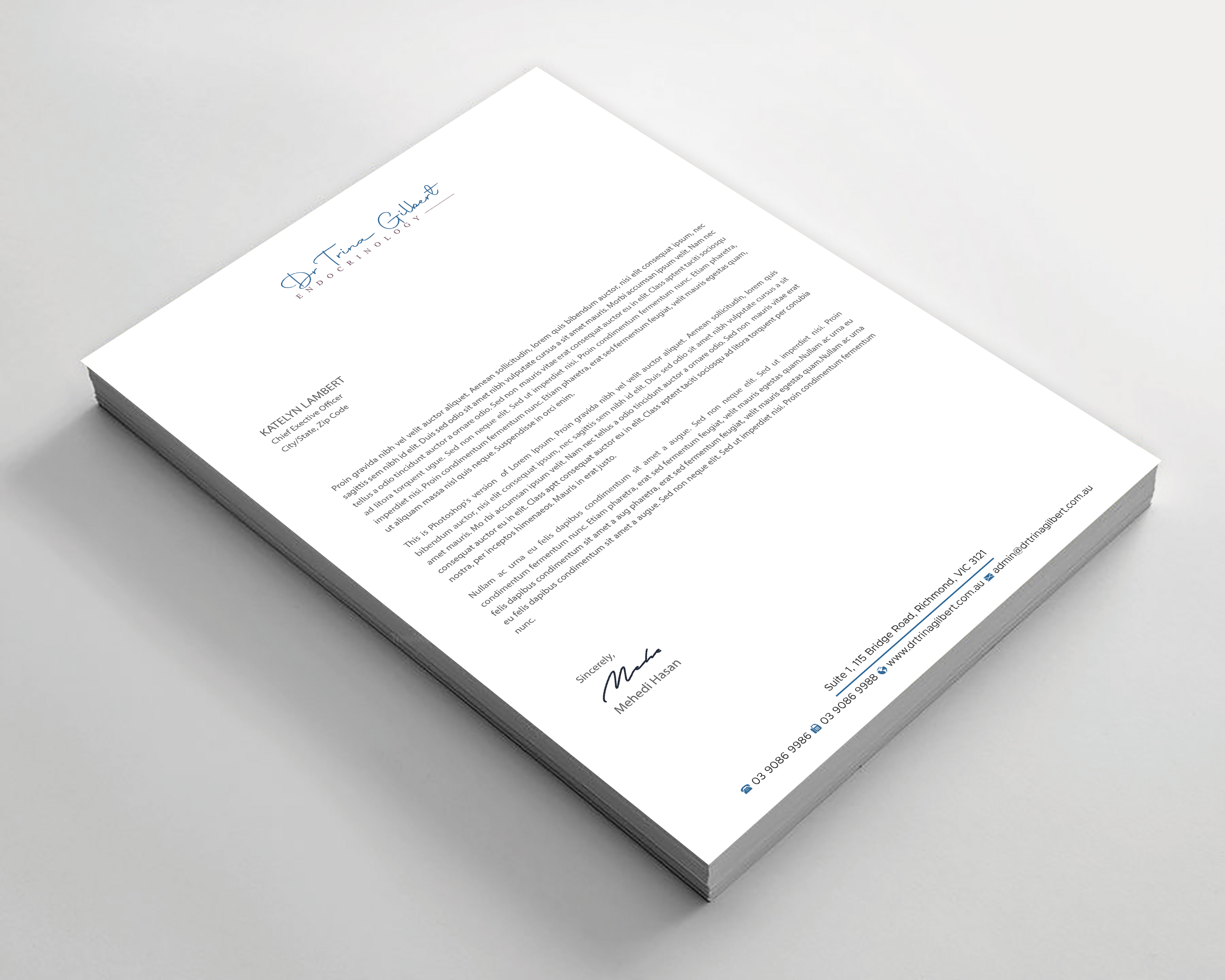 Stationery Design by Expert Bappy for this project | Design #37232307