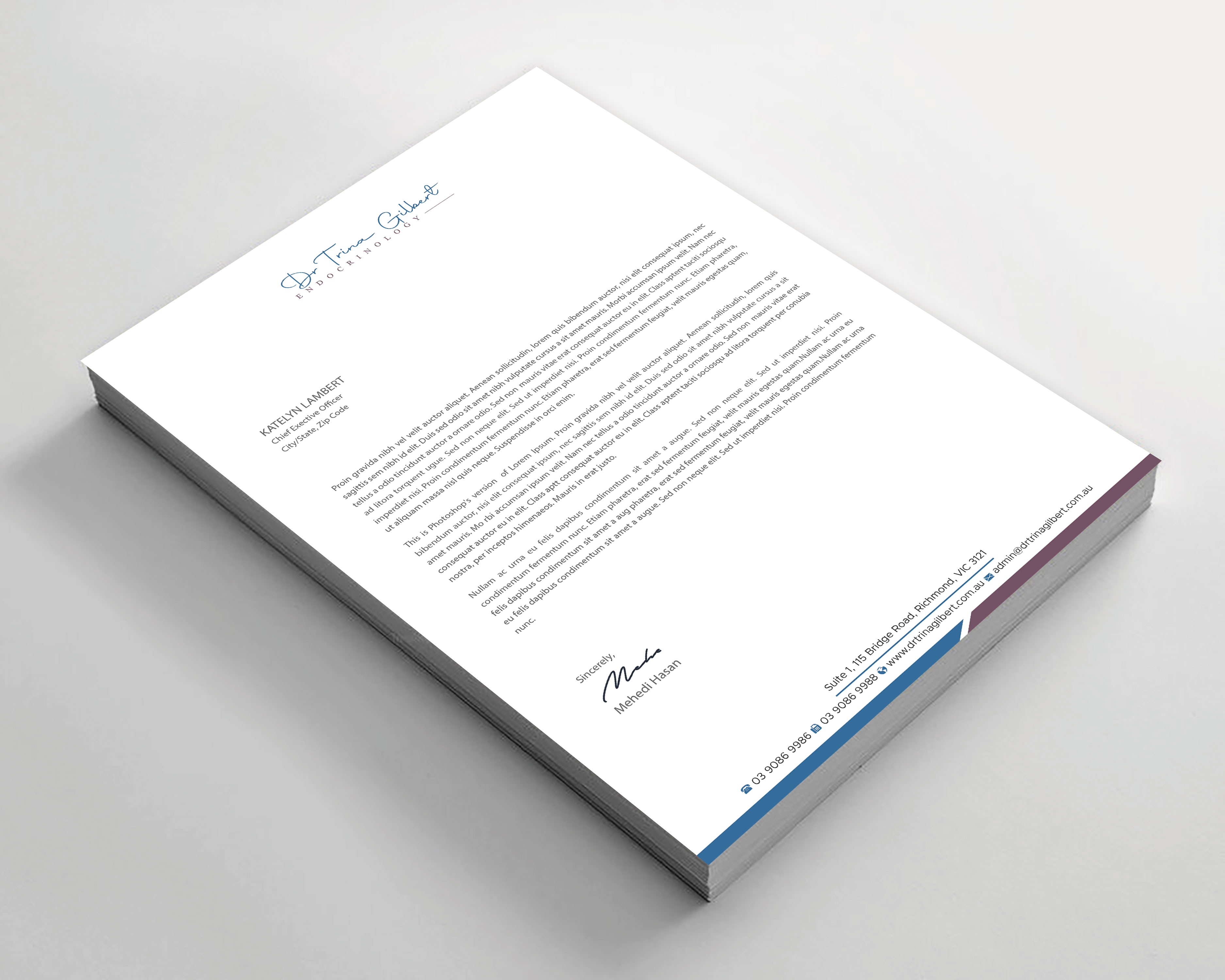 Stationery Design by Expert Bappy for this project | Design #37232340