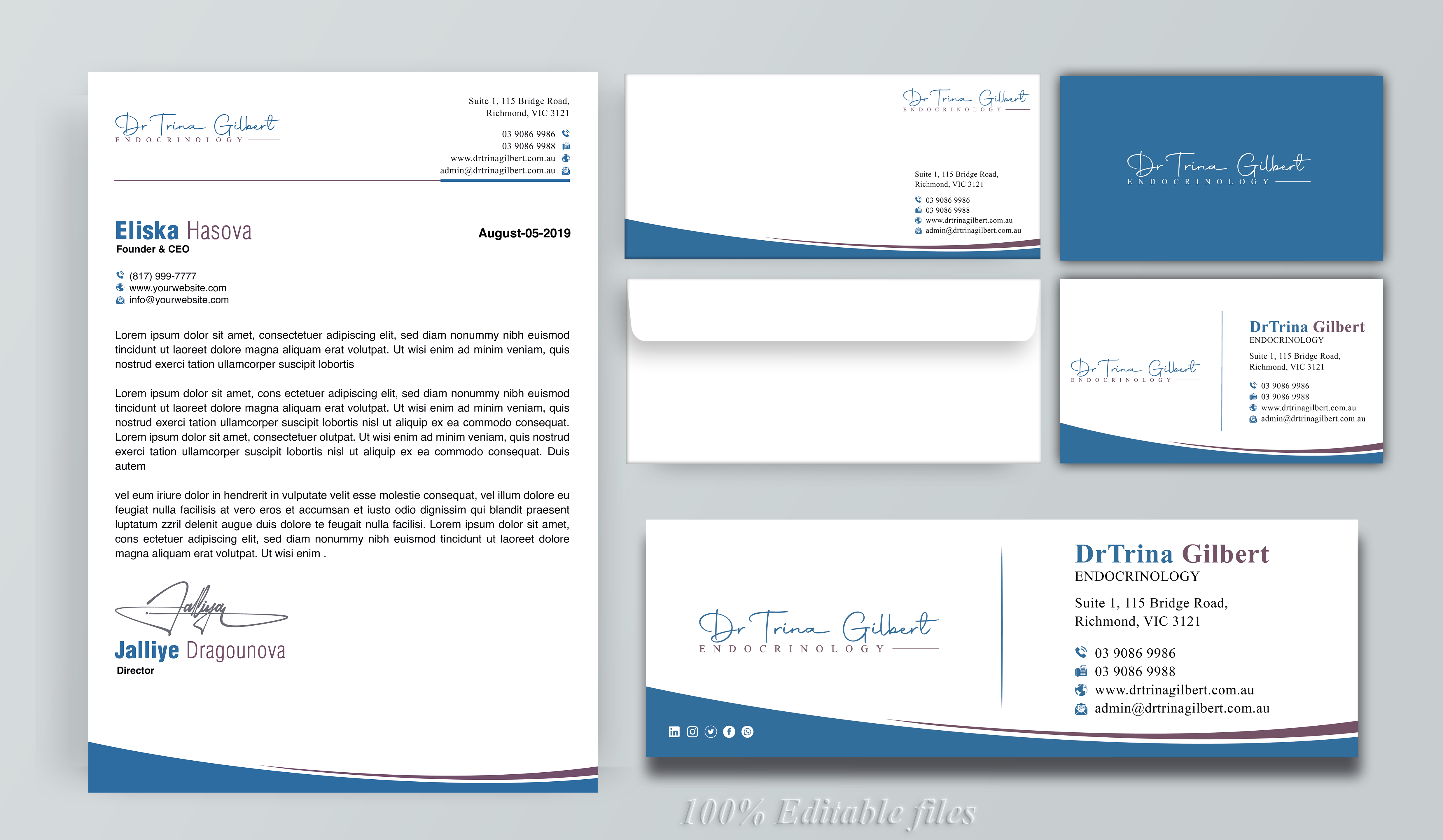 Stationery Design by DesignerShahadat for this project | Design #37231434