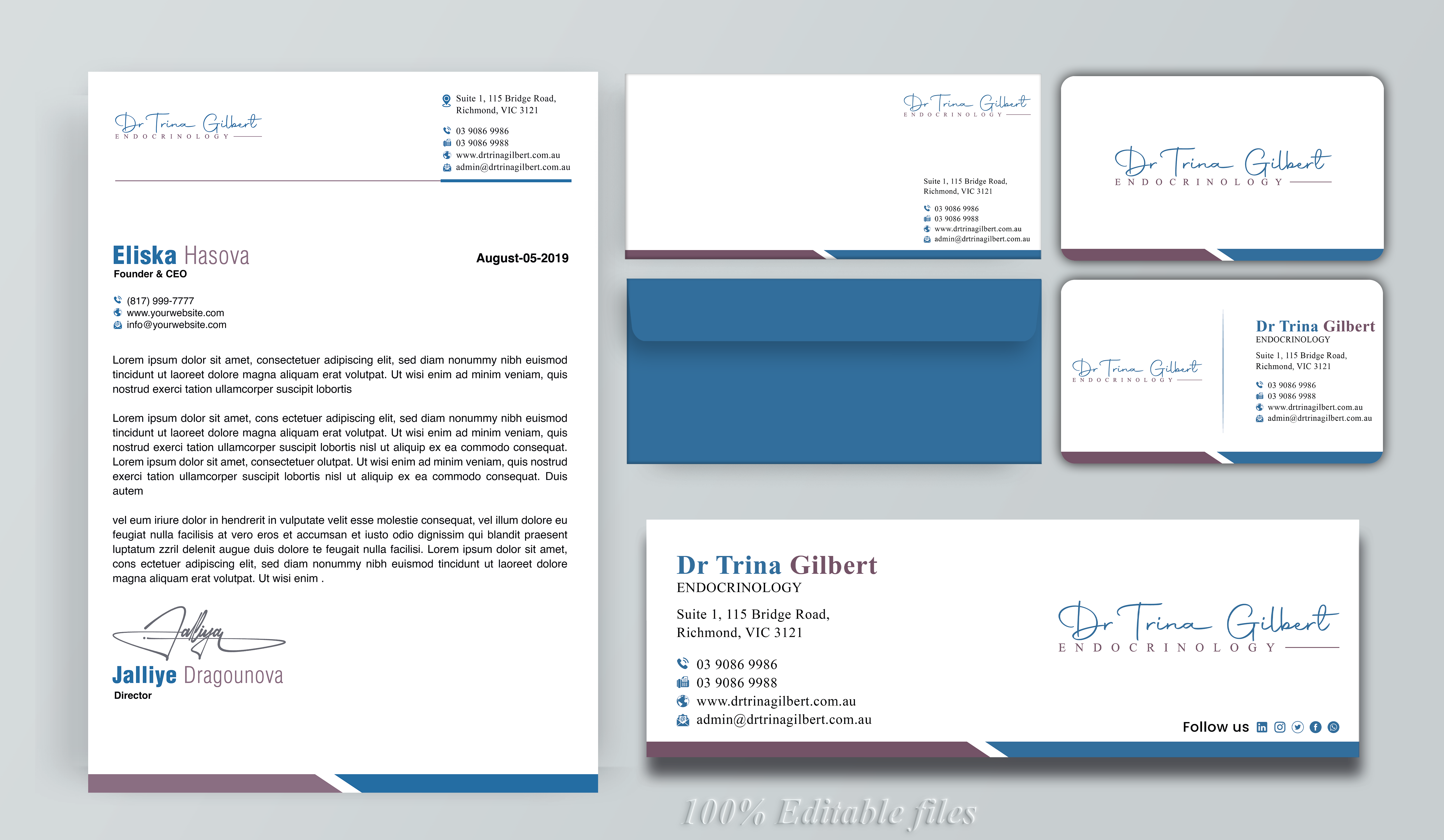 Stationery Design by DesignerShahadat for this project | Design #37231452