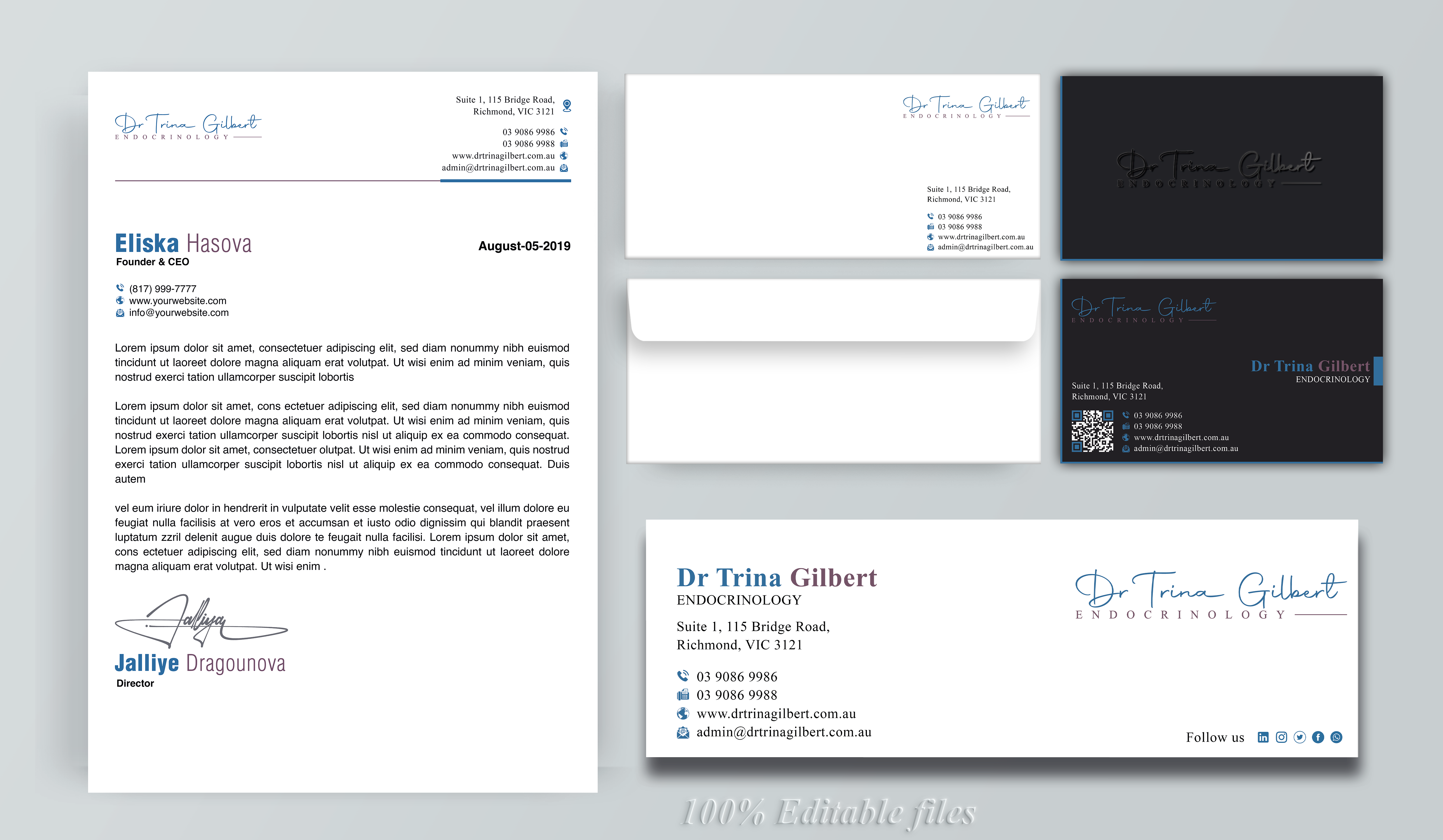 Stationery Design by DesignerShahadat for this project | Design #37231471