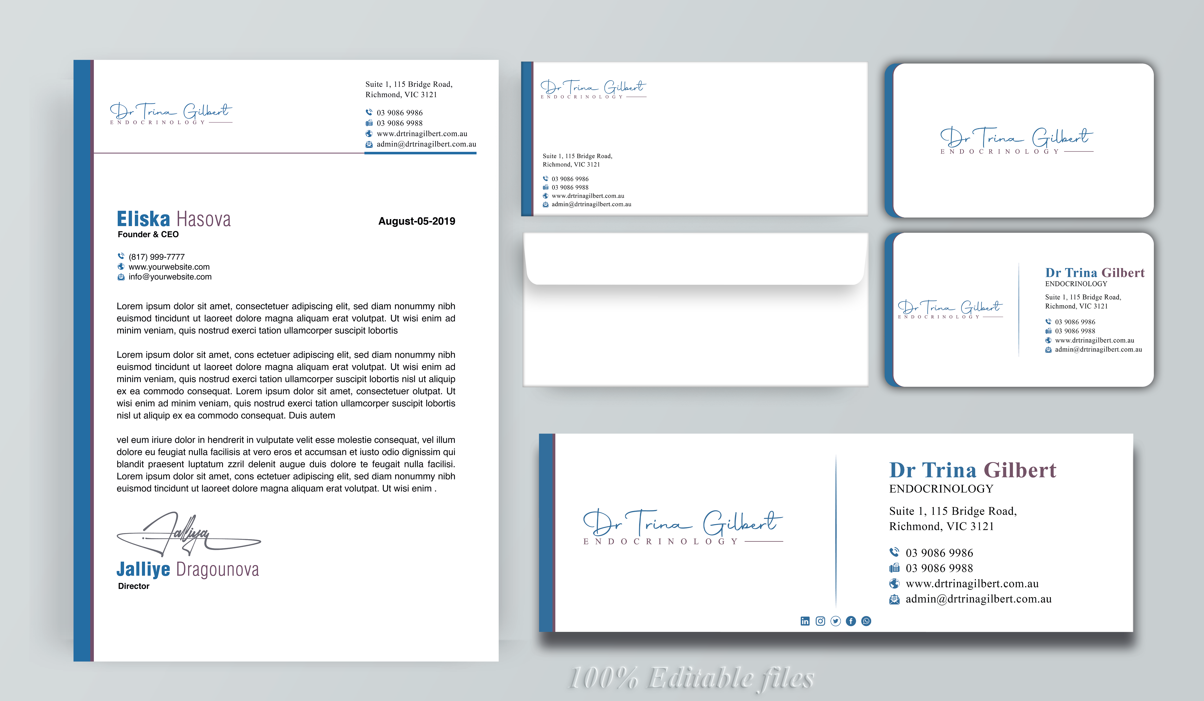 Stationery Design by DesignerShahadat for this project | Design #37231807