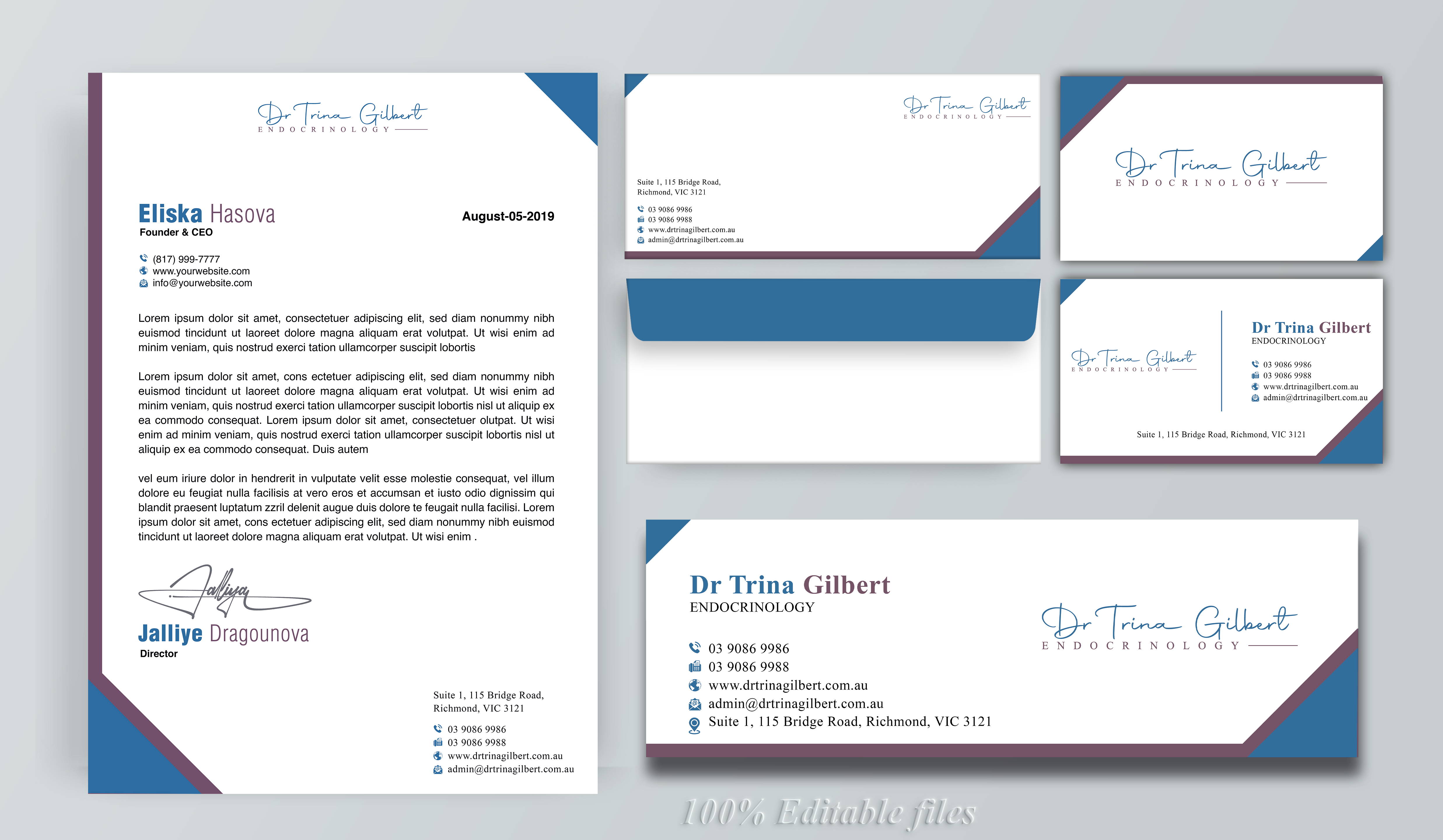 Stationery Design by DesignerShahadat for this project | Design #37233030