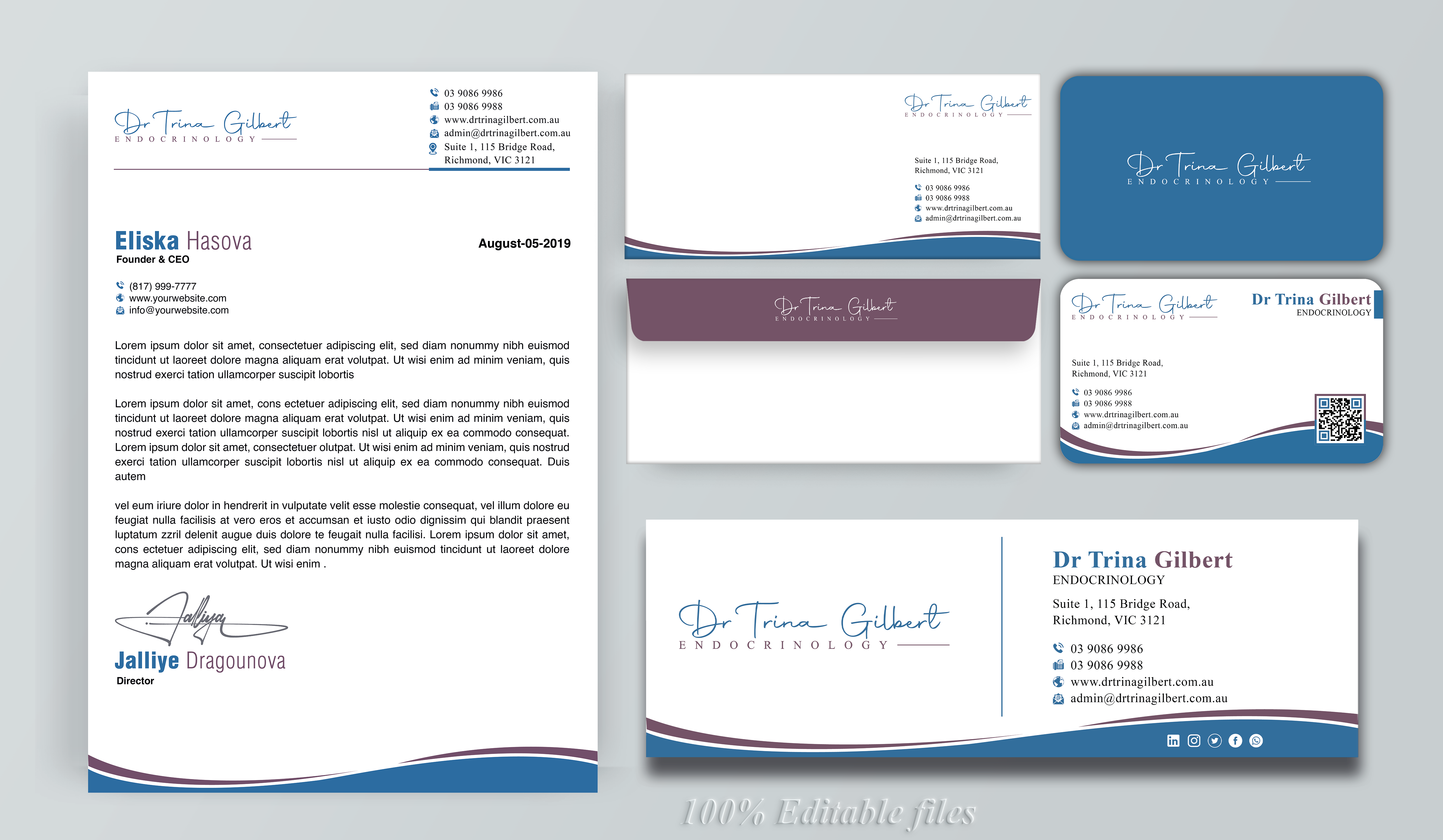 Stationery Design by DesignerShahadat for this project | Design #37233064