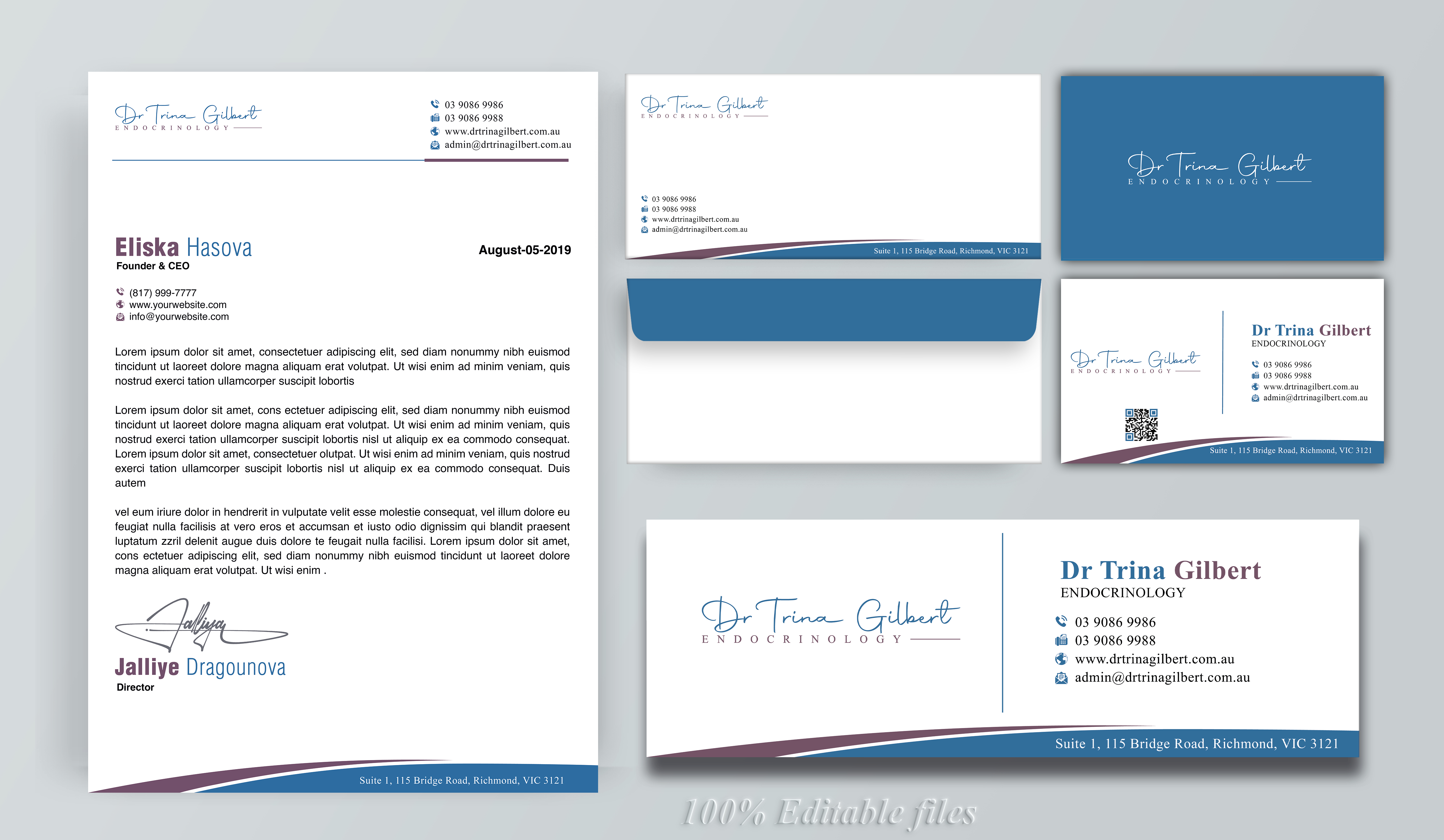 Stationery Design by DesignerShahadat for this project | Design #37234829